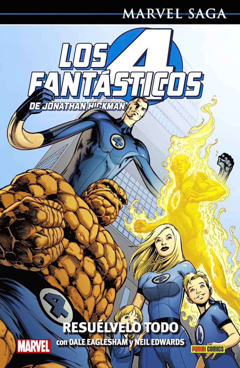Portada ampliada de LOS 4 FANTÁSTICOS