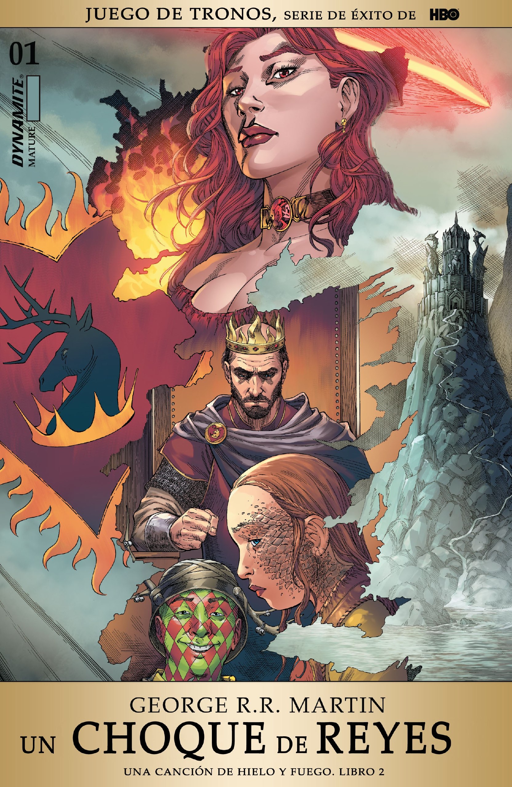 Portada ampliada de UN CHOQUE DE REYES