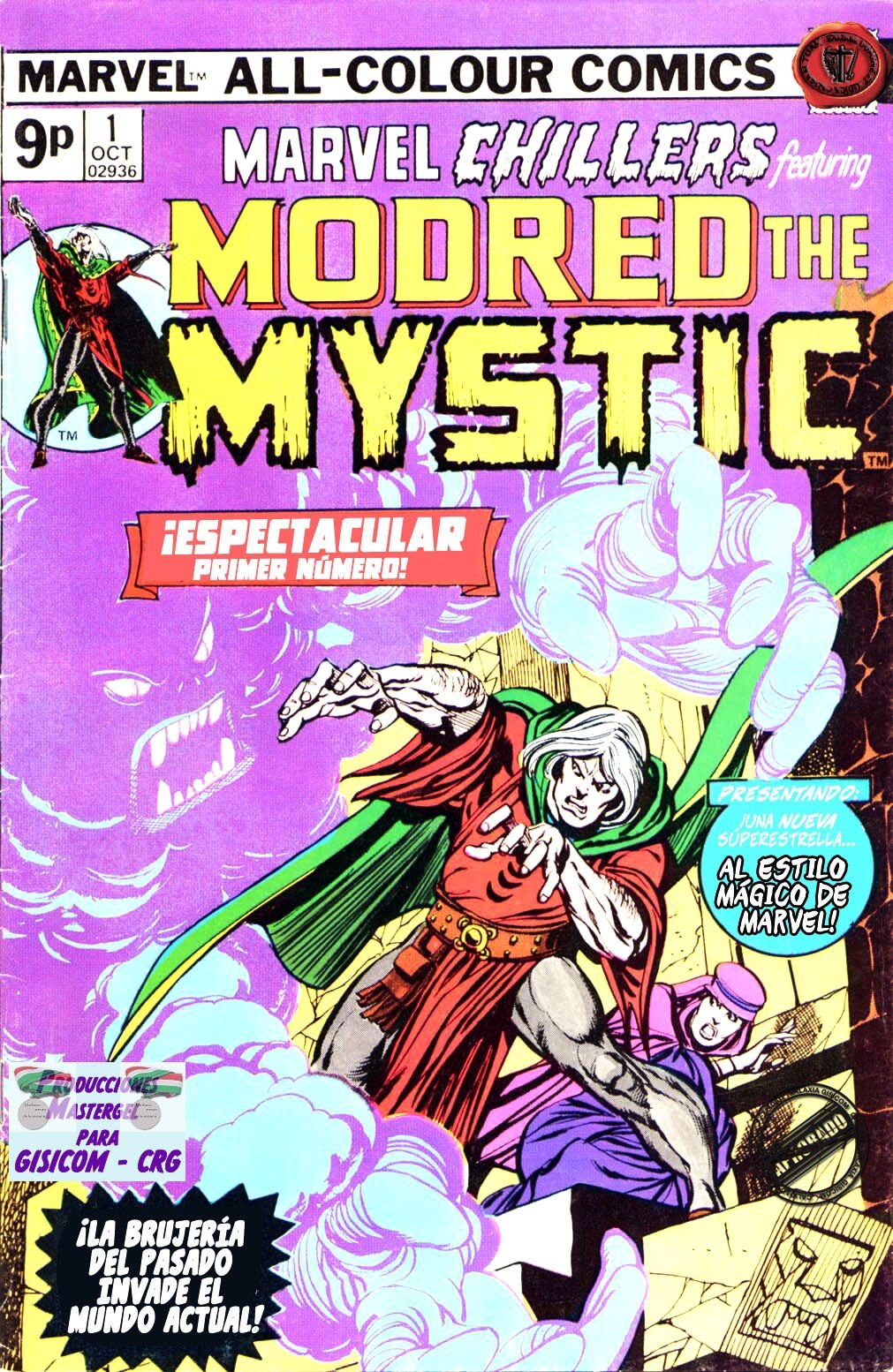 Portada ampliada de MODRED THE MYSTIC