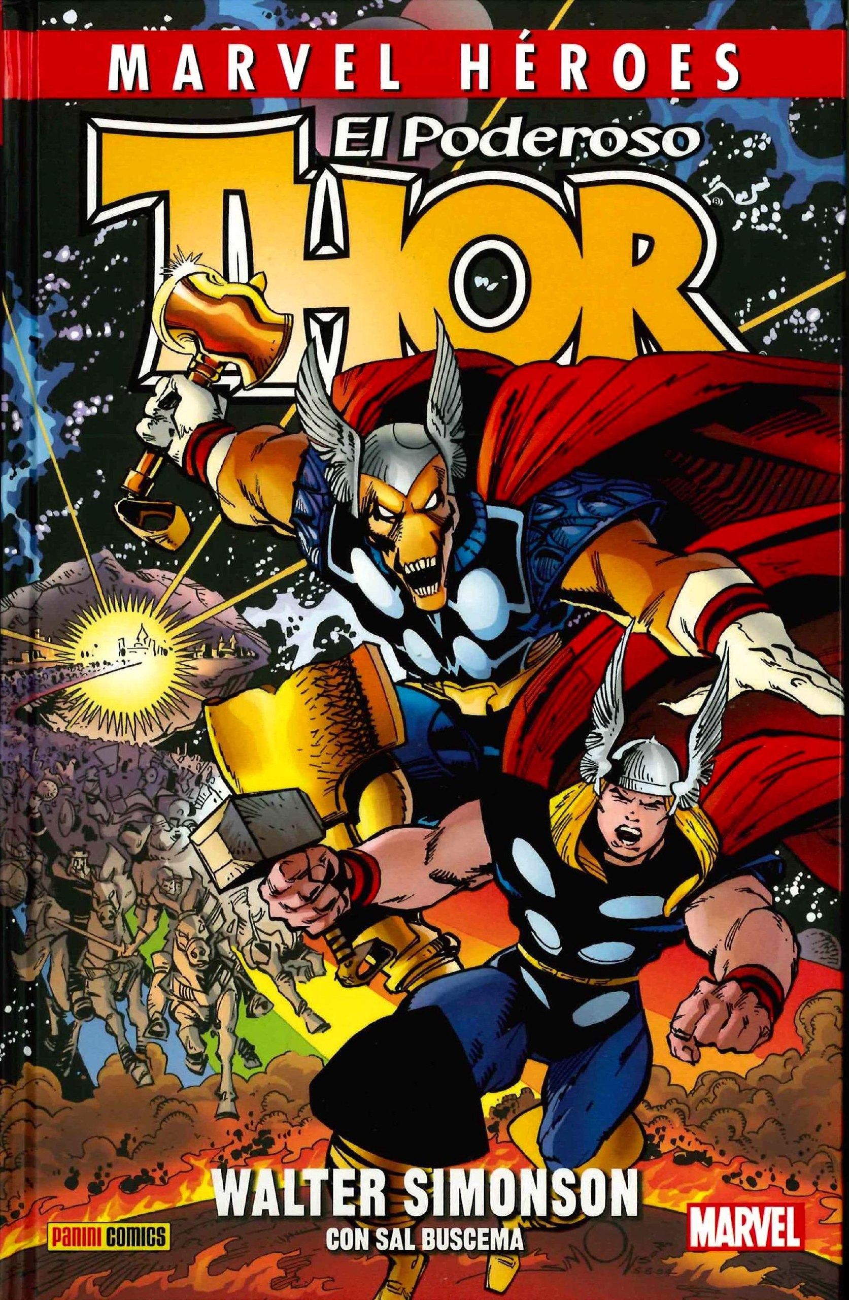 Portada ampliada de El Poderoso Thor