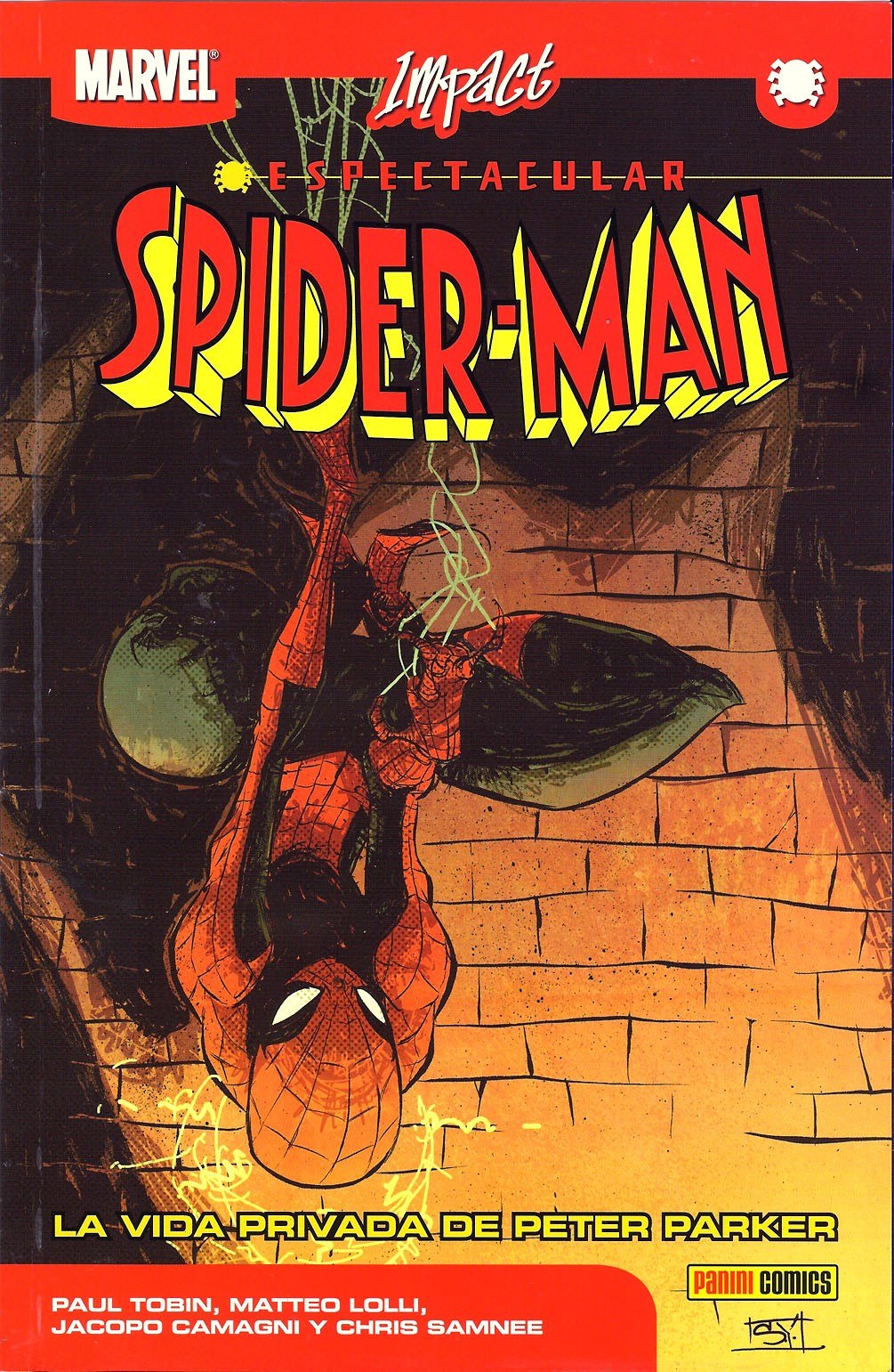 Portada ampliada de SPIDER-MAN