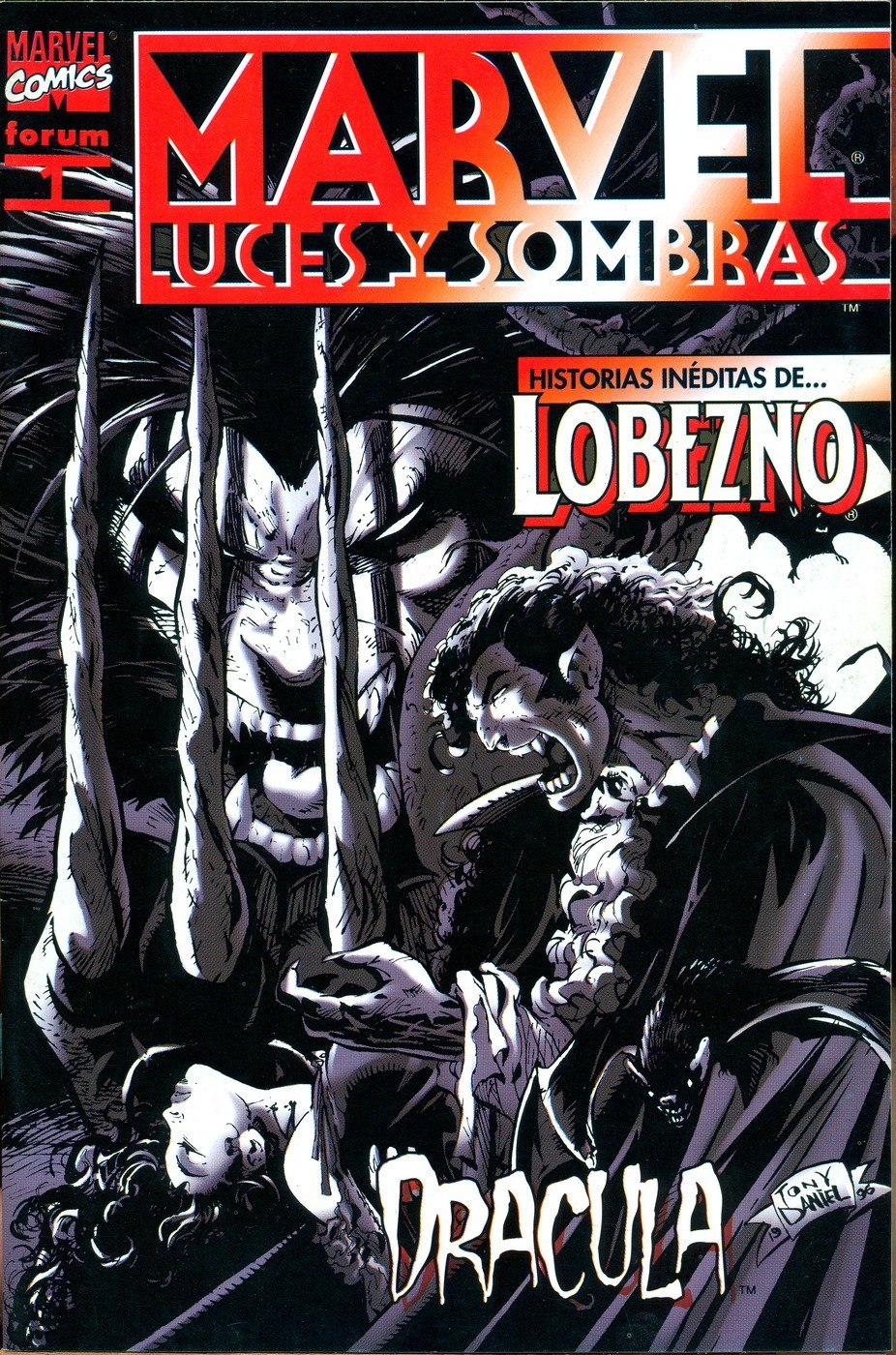 Portada ampliada de MARVEL LUCES Y SOMBRAS