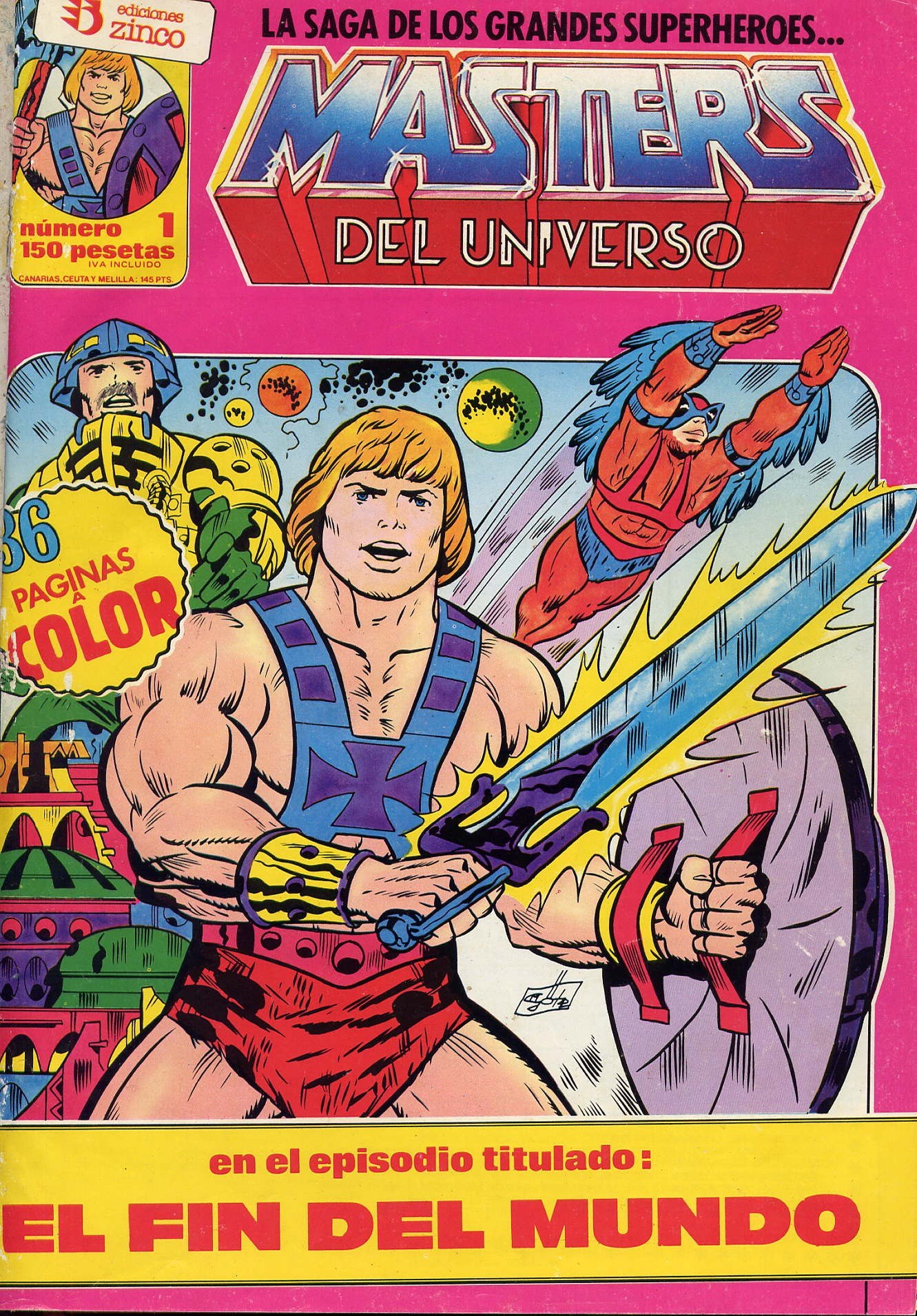 Portada ampliada de Masters del Universo