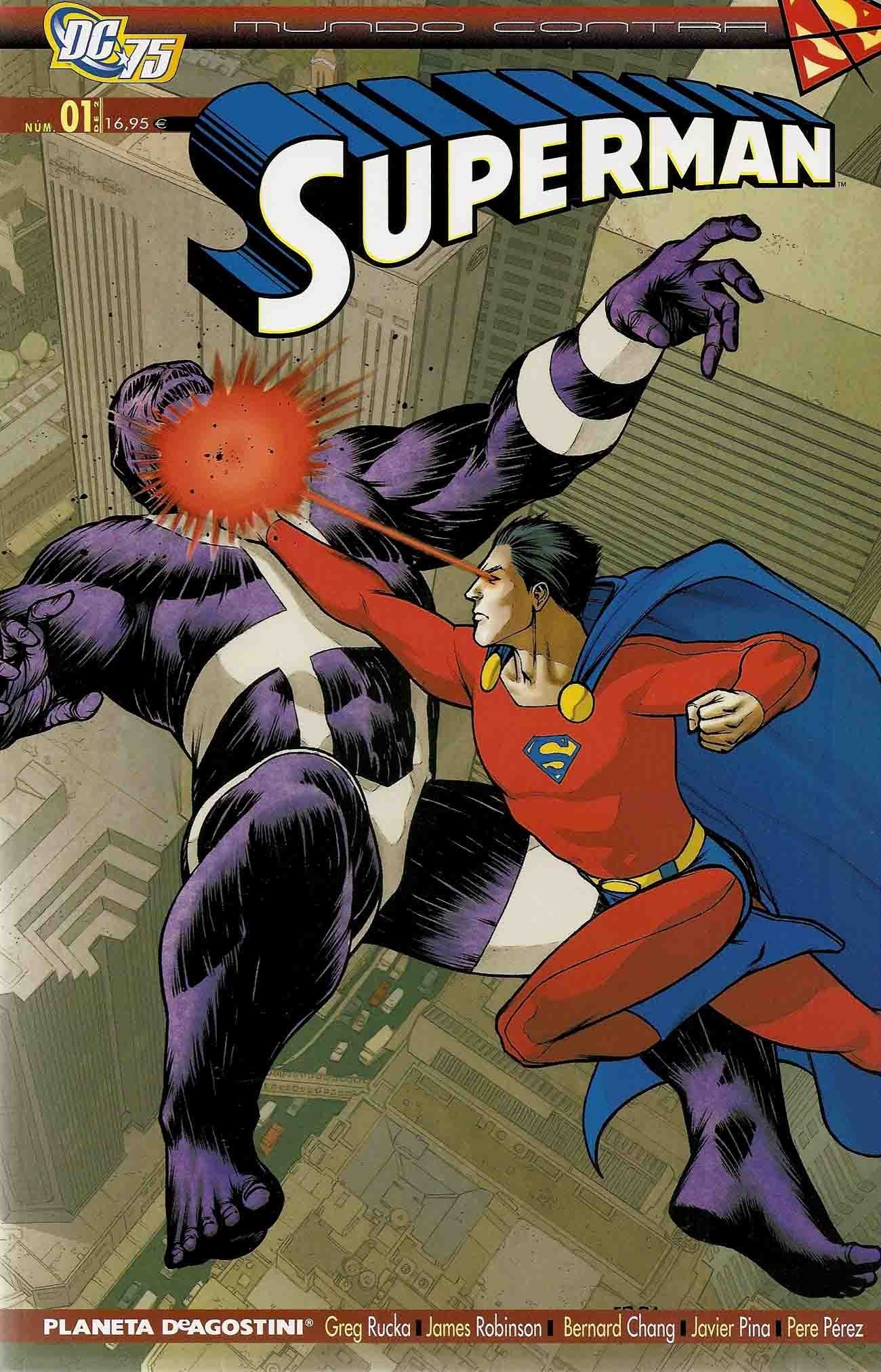 Portada ampliada de SUPERMAN