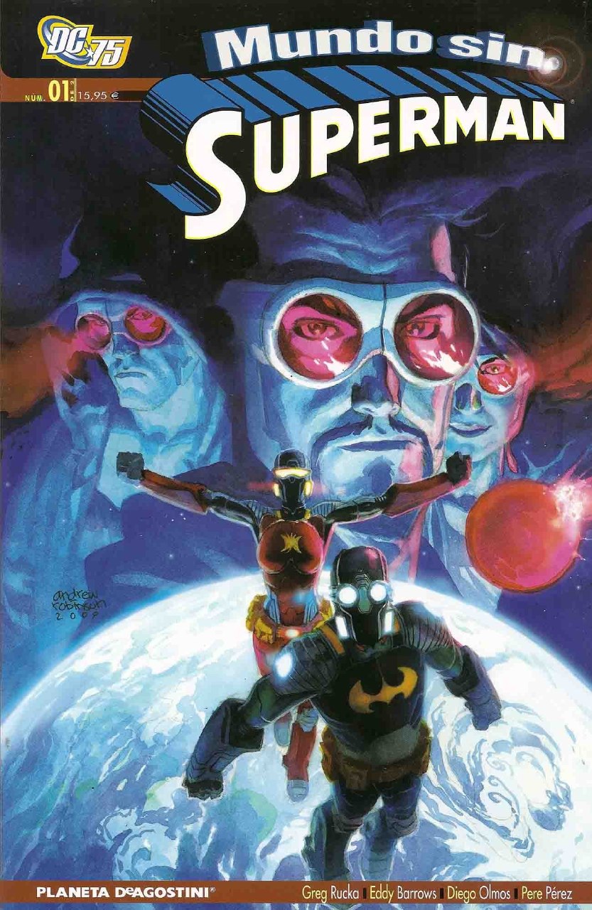 Portada ampliada de Mundo sin SUPERMAN