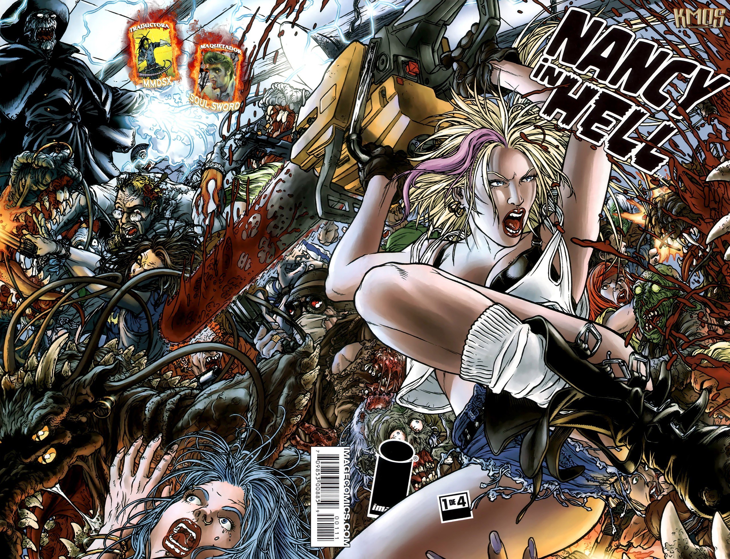 Portada ampliada de NANCY IN HELL