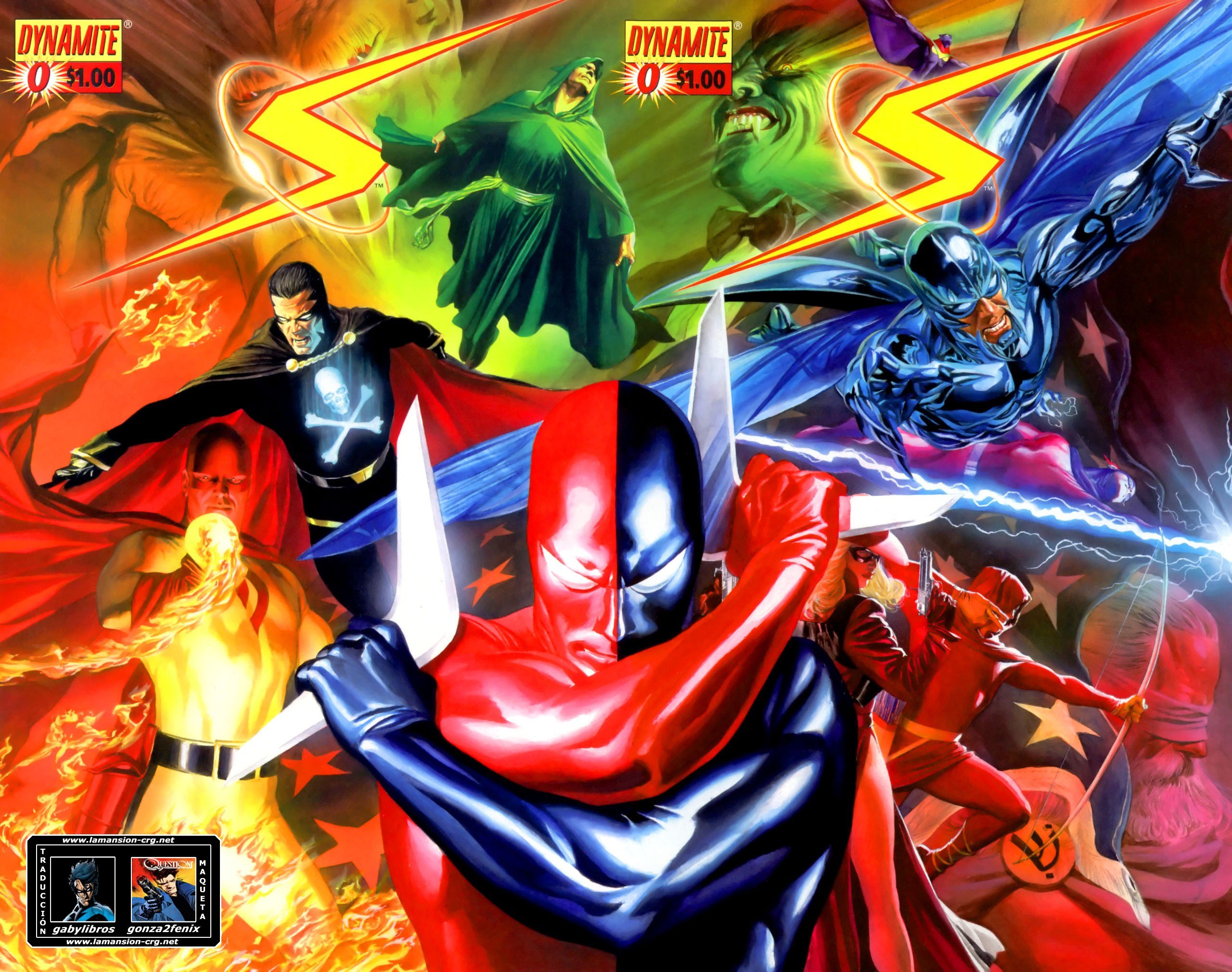Portada ampliada de Project Superpowers Vol