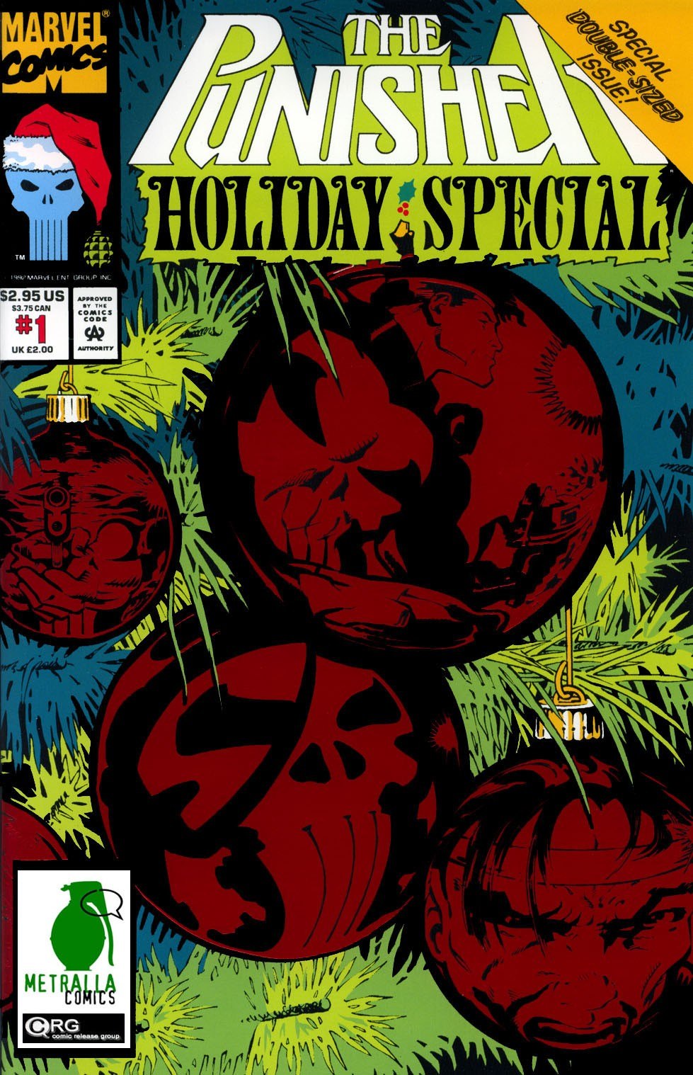 Portada ampliada de THE PUNISHER HOLIDAY SPECIAL