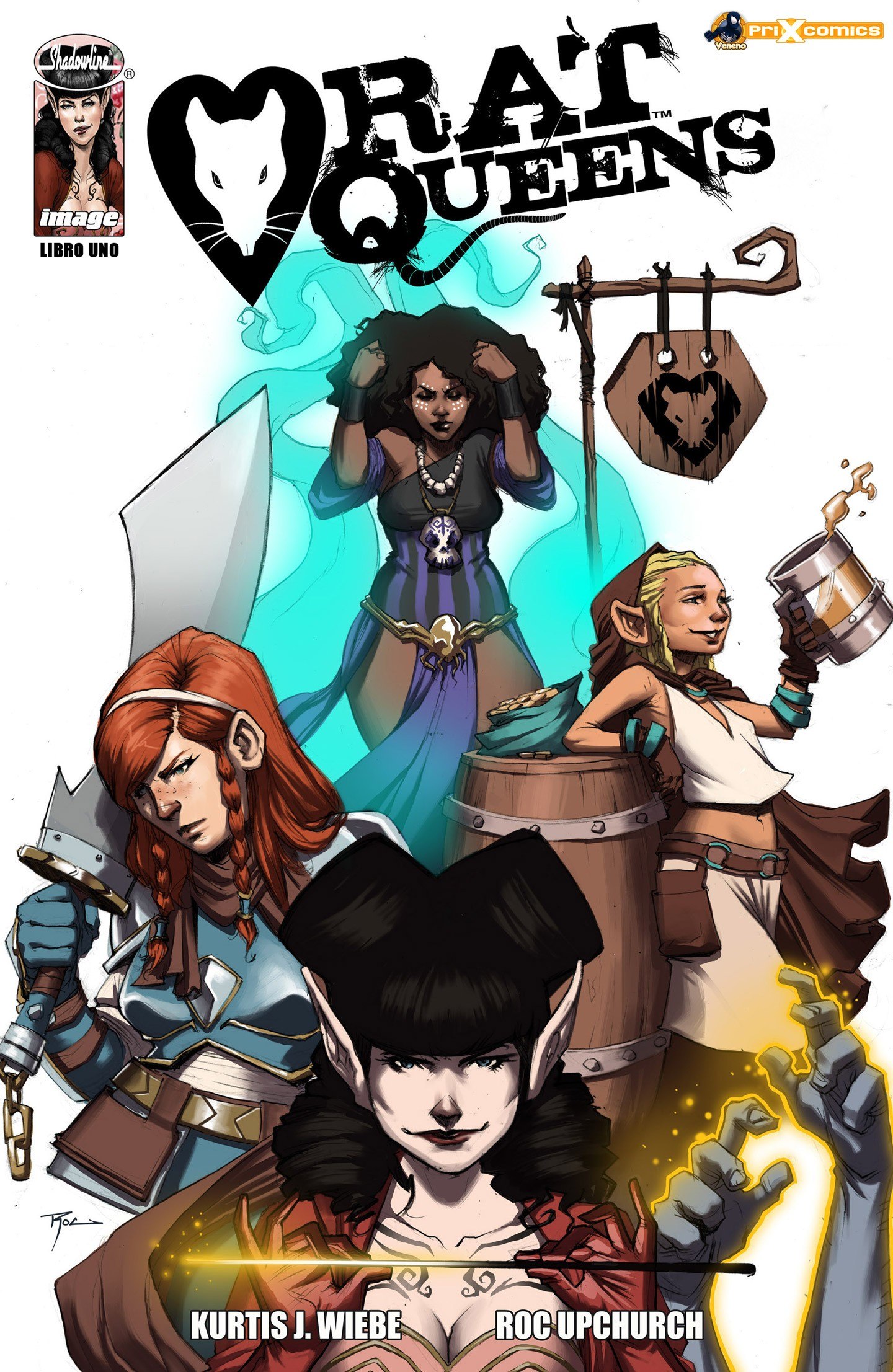 Portada ampliada de Rat Queens