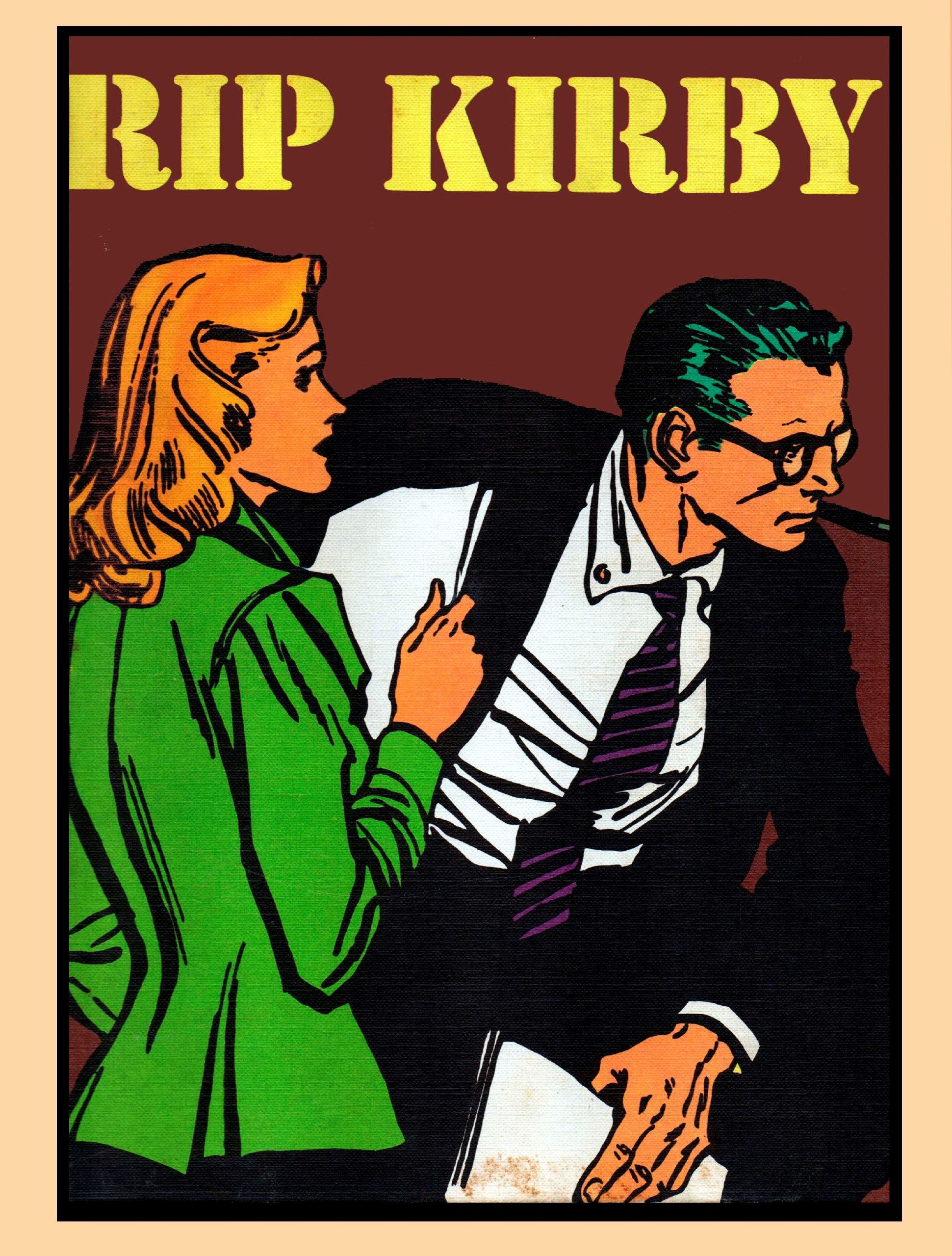 Portada ampliada de RIP KIRBY