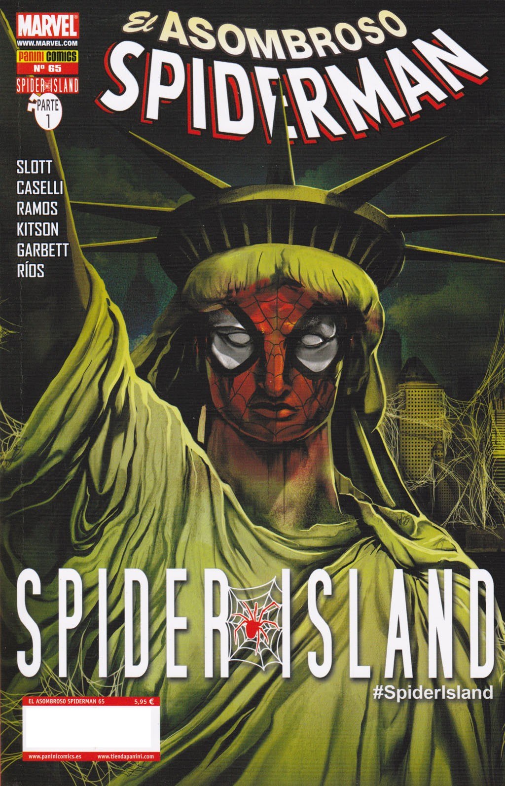 Portada ampliada de El Asombroso Spiderman