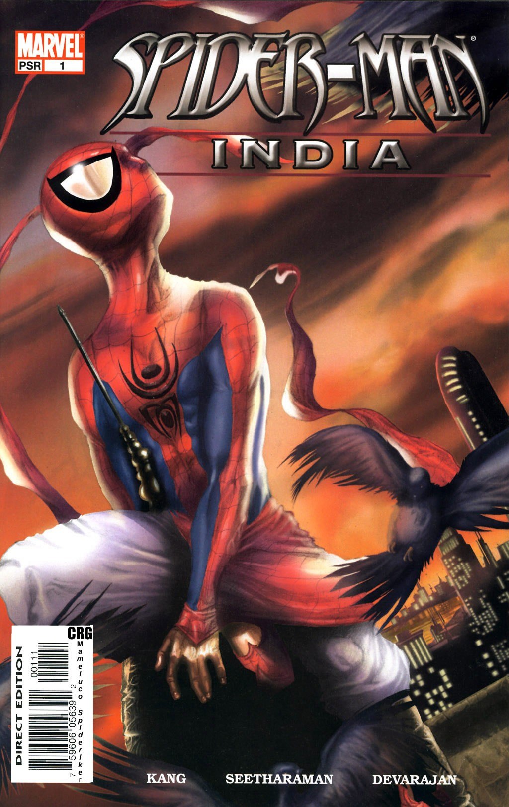 Portada ampliada de SPIDER-MAN INDIA