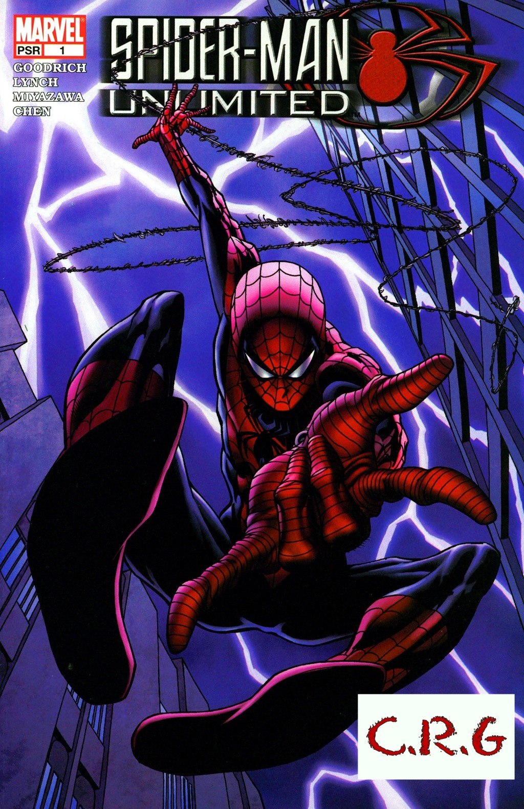 Portada ampliada de SPIDER-MAN UNLIMITED