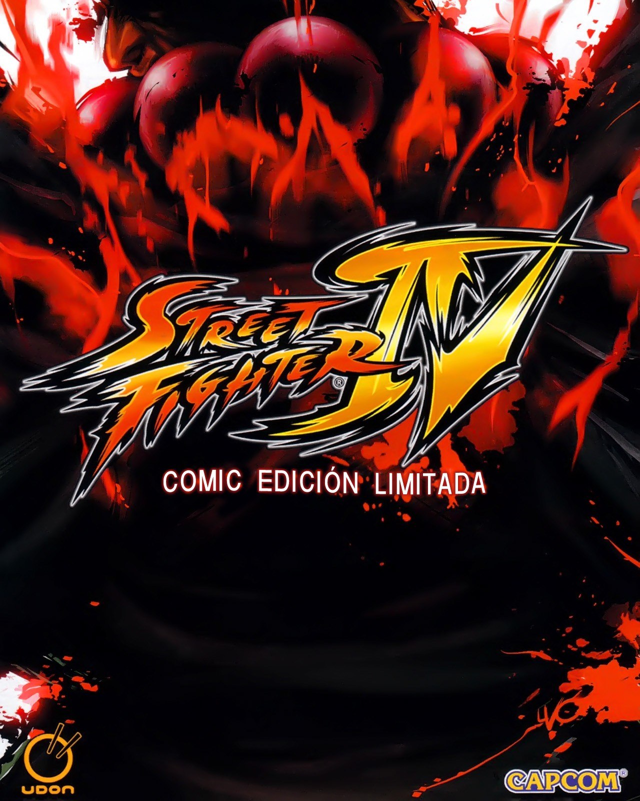 Portada ampliada de Street Fighter IV Comic Edición Limitada