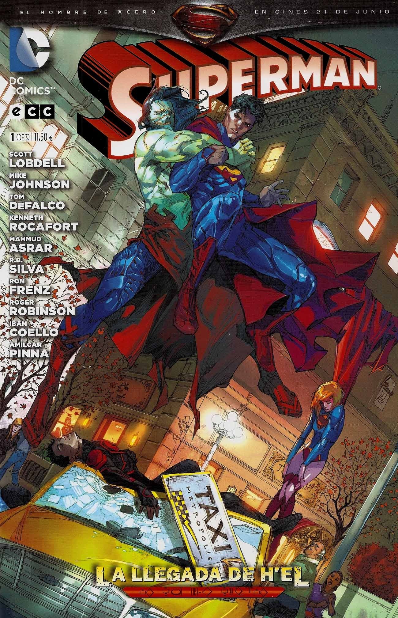 Portada ampliada de SUPERMAN