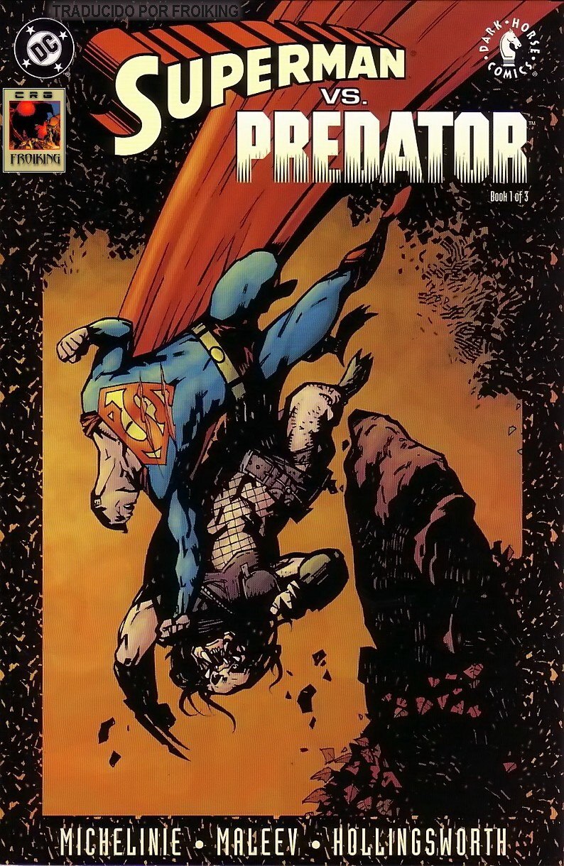 Portada ampliada de SUPERMAN VS PREDATOR