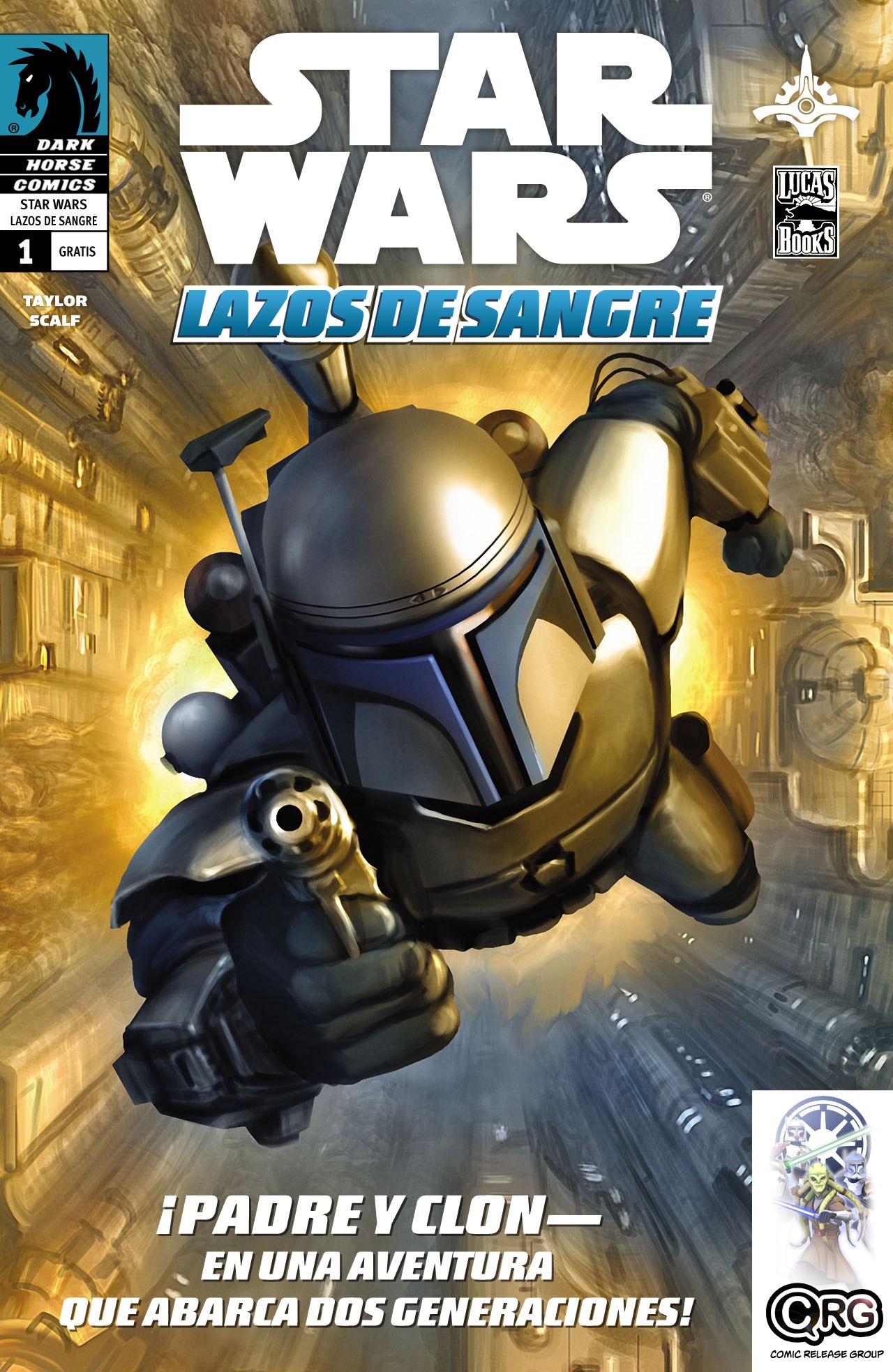 Portada ampliada de STAR WARS LAZOS DE SANGRE