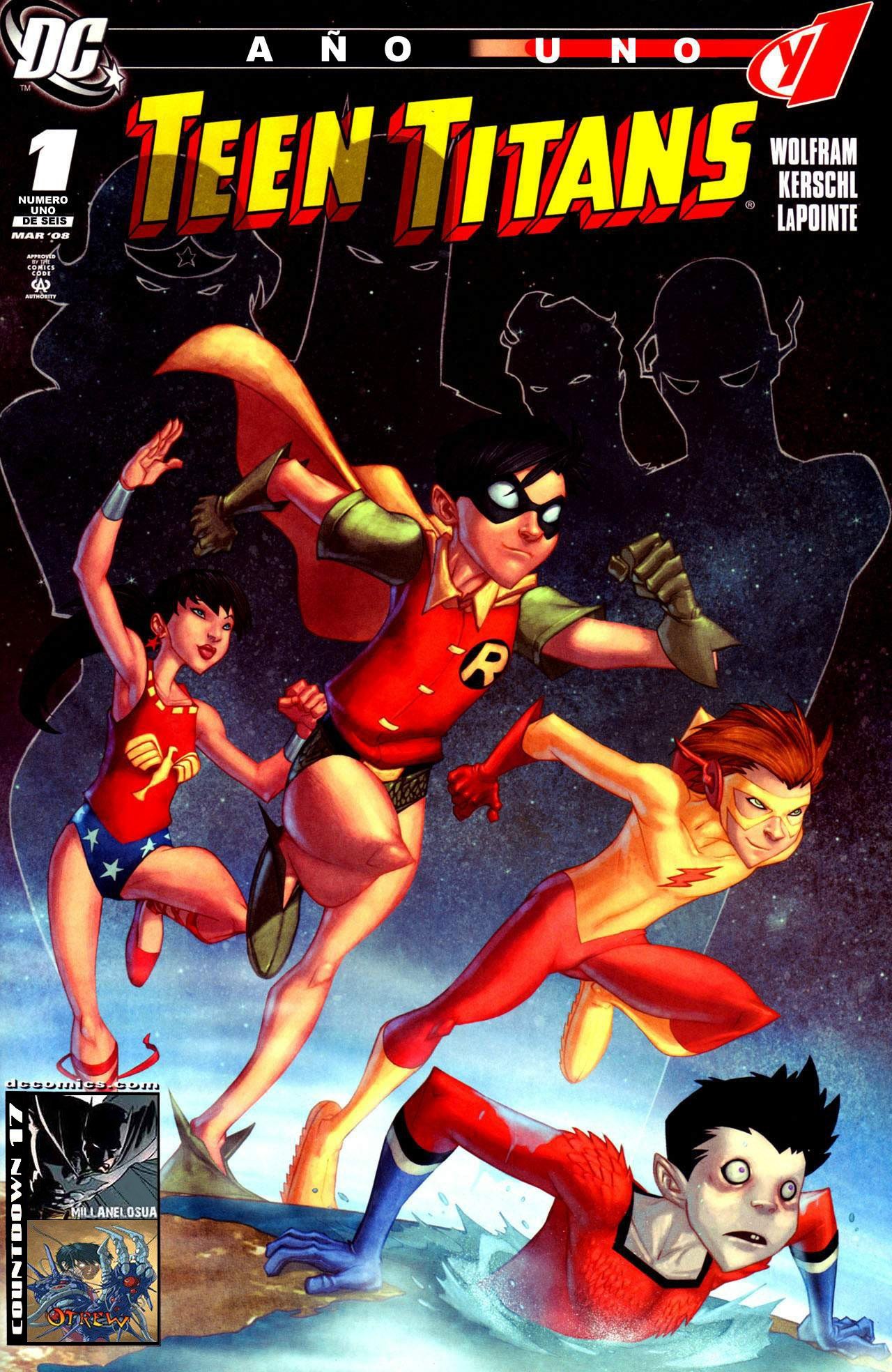 Portada ampliada de TEEN TITANS