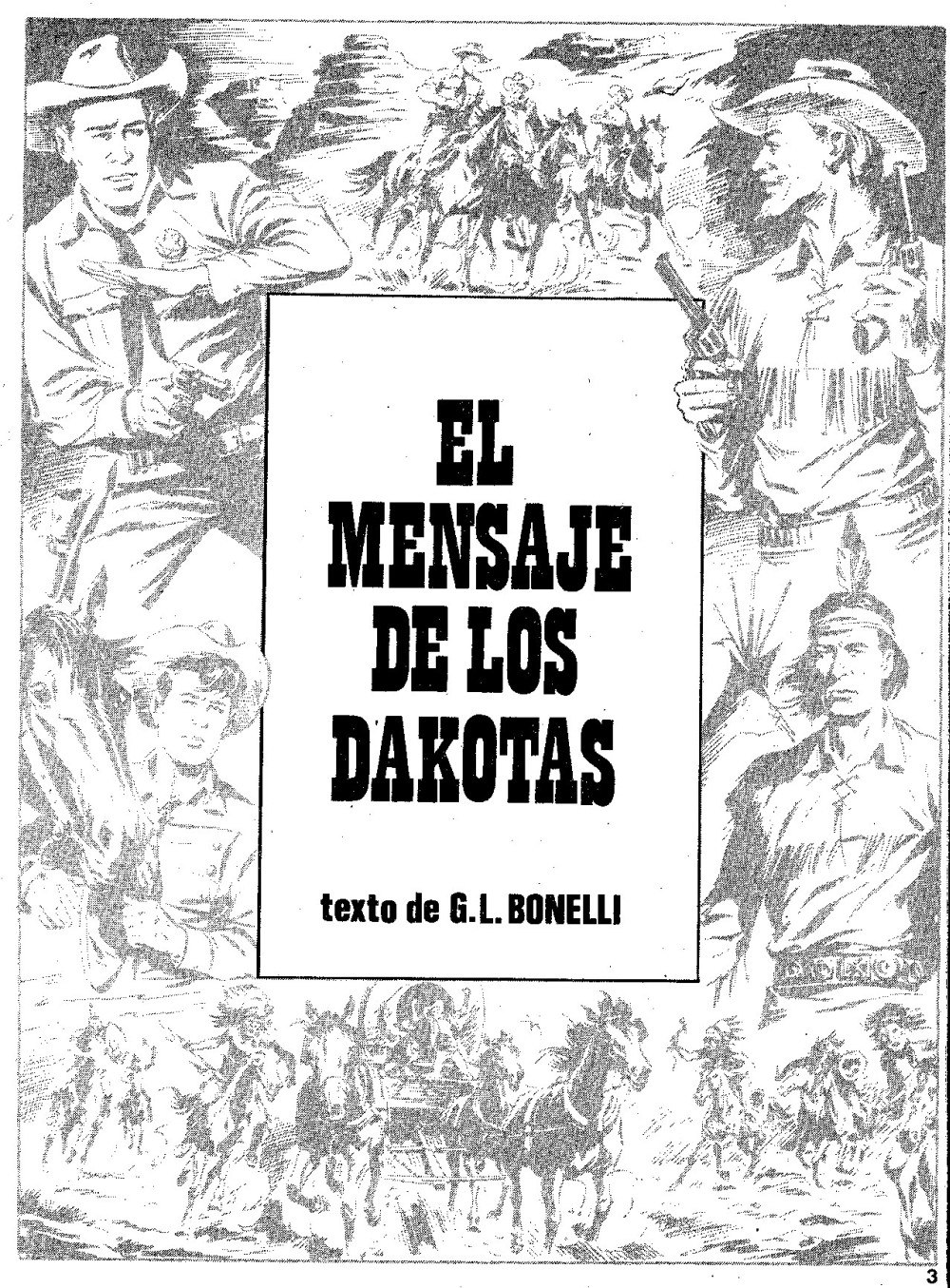 Portada ampliada de EL MENSAJE DE LOS DAKOTAS