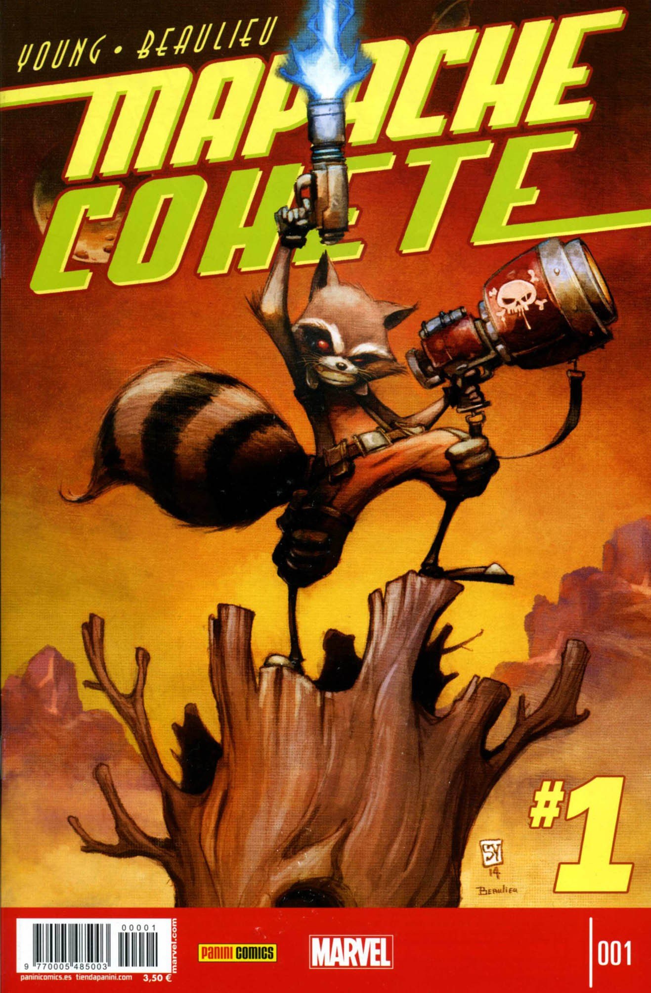 Portada ampliada de Guardians of the Galaxy