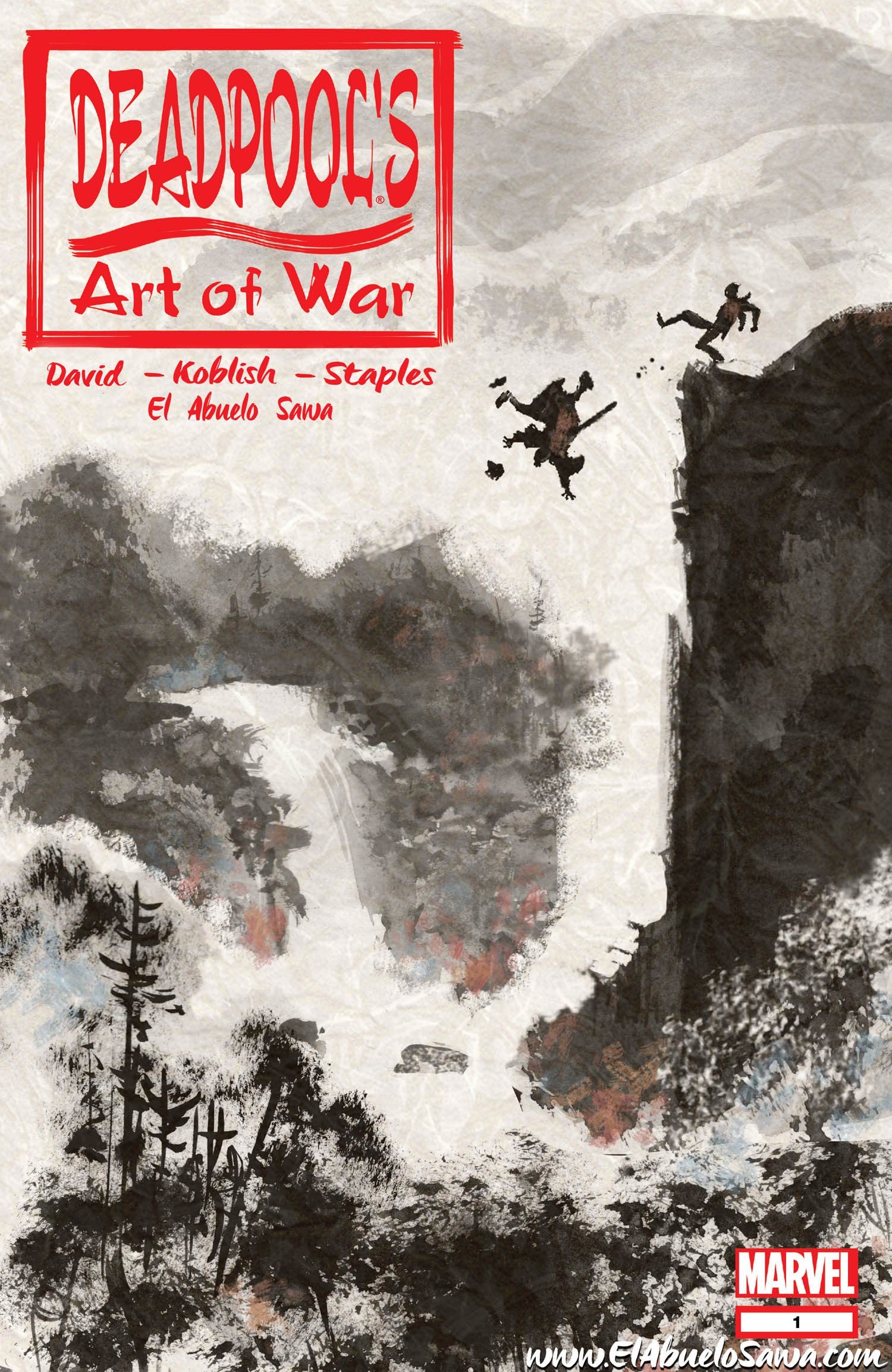 Portada ampliada de DEADPOOL'S Art of War