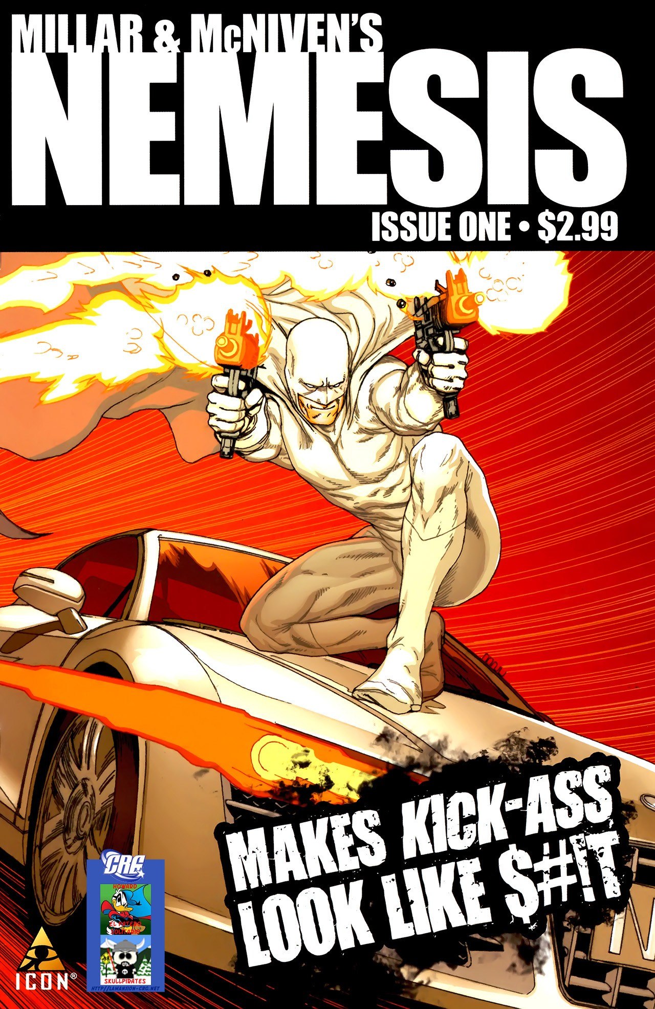 Portada ampliada de MILLAR & McNIVEN'S NEMESIS