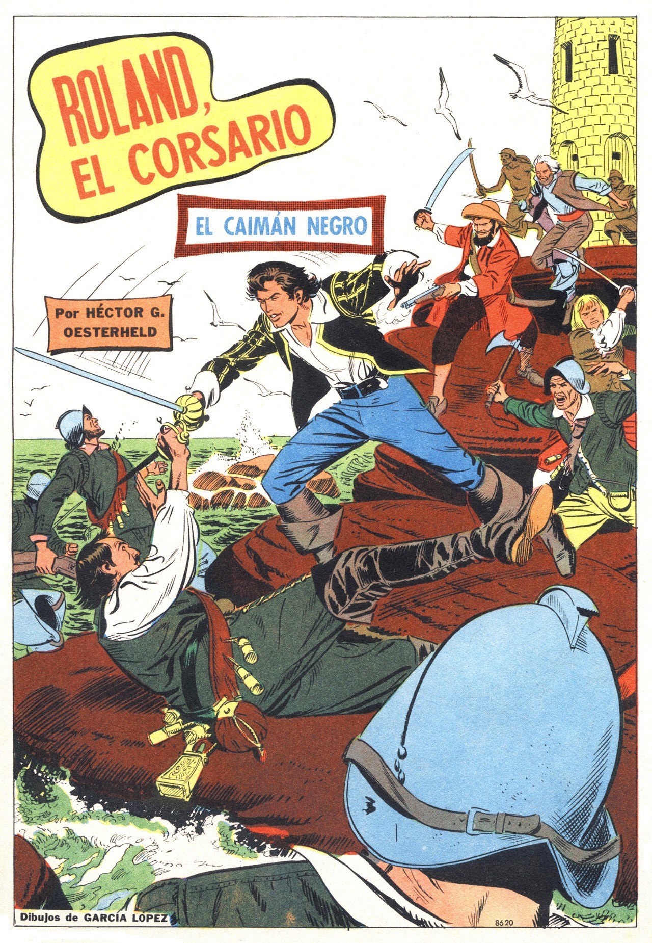 Portada ampliada de ROLAND EL CORSARIO