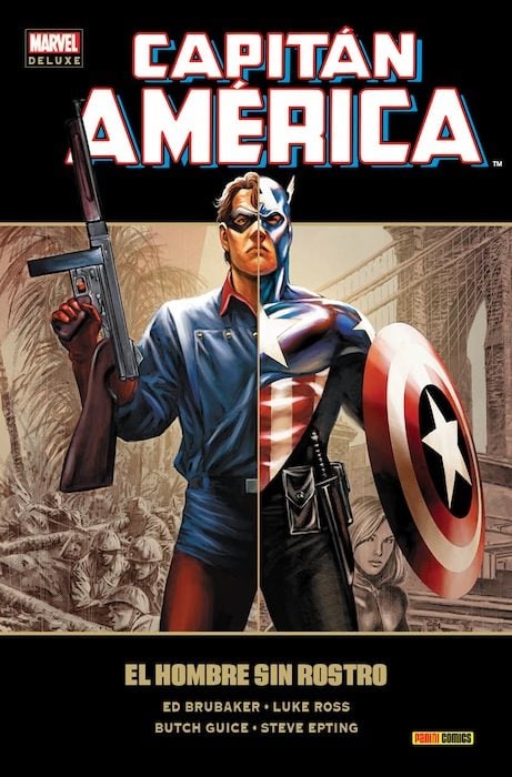 Portada ampliada de Capitán América