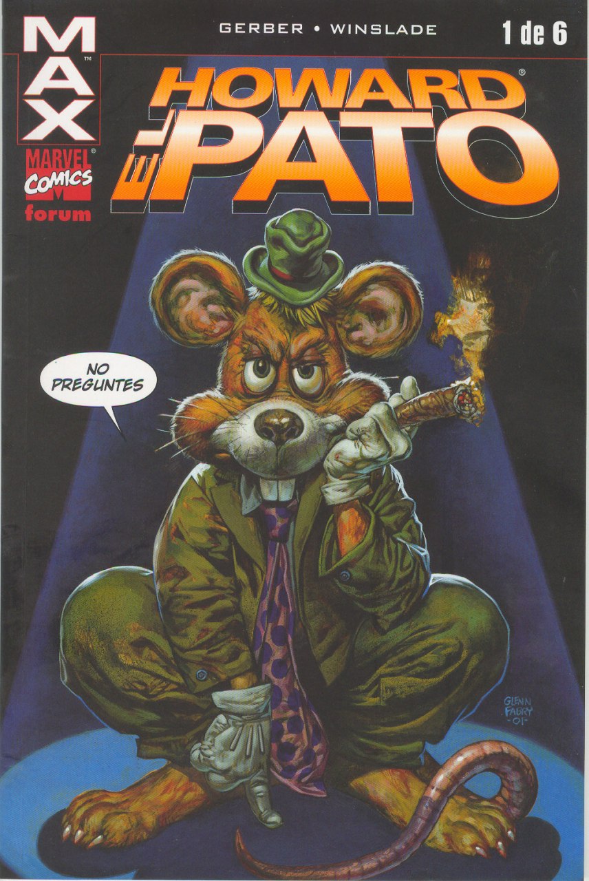 Portada ampliada de HOWARD EL PATO