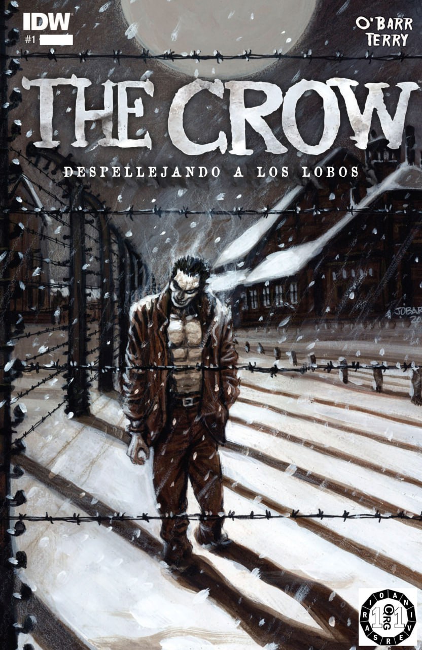Portada ampliada de THE CROW