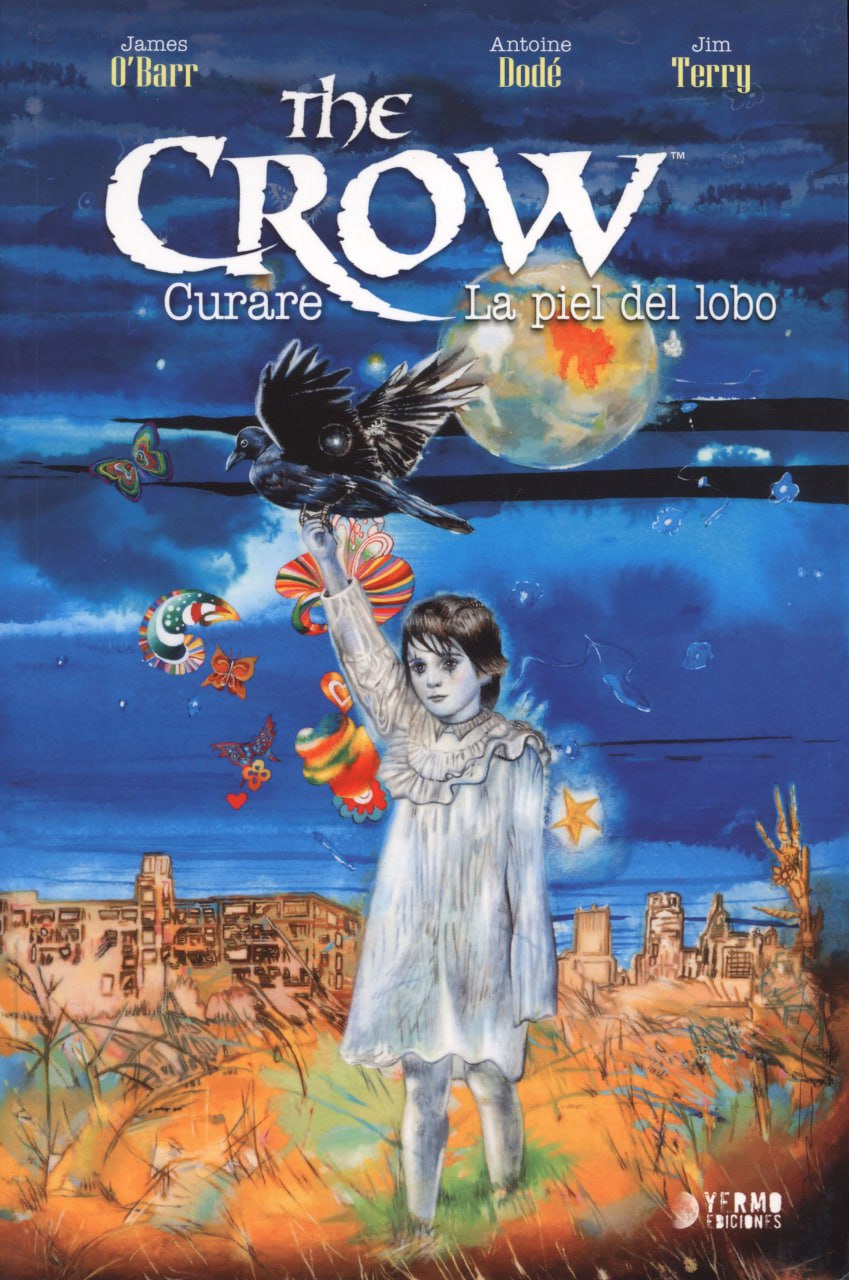 Portada ampliada de The Crow
