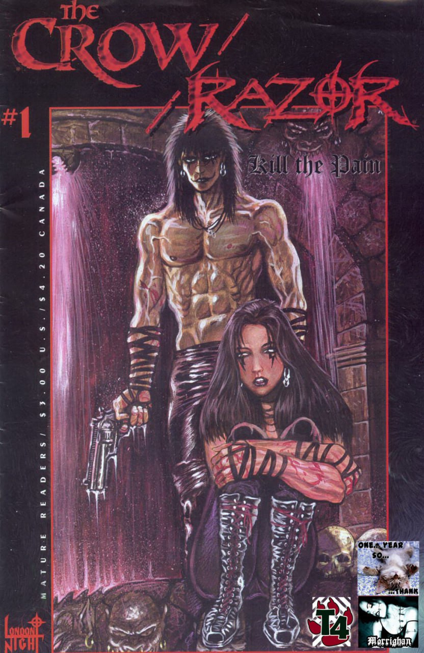 Portada ampliada de The Crow/Razor