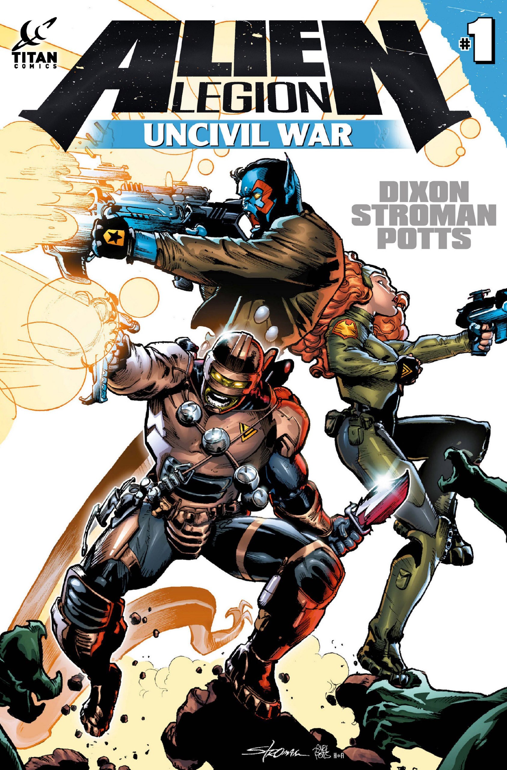Portada ampliada de ALIEN LEGION UNCIVIL WAR