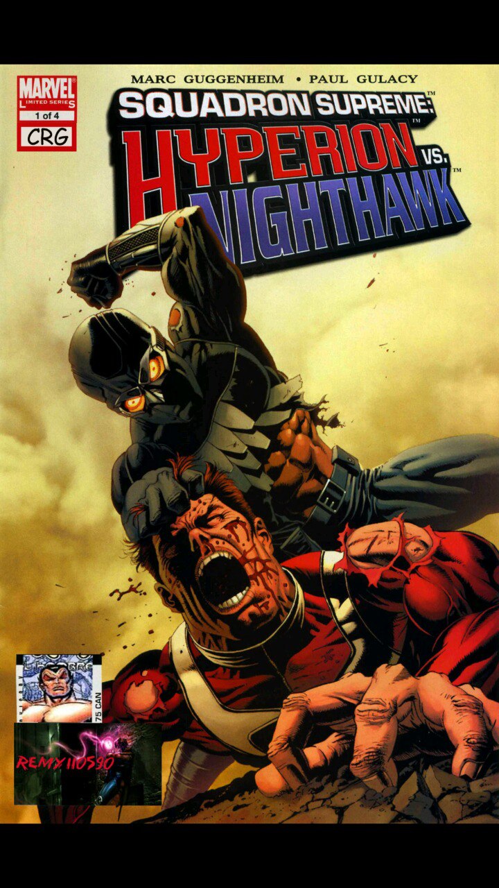 Portada ampliada de Squadron Supreme: Hyperion vs. Nighthawk
