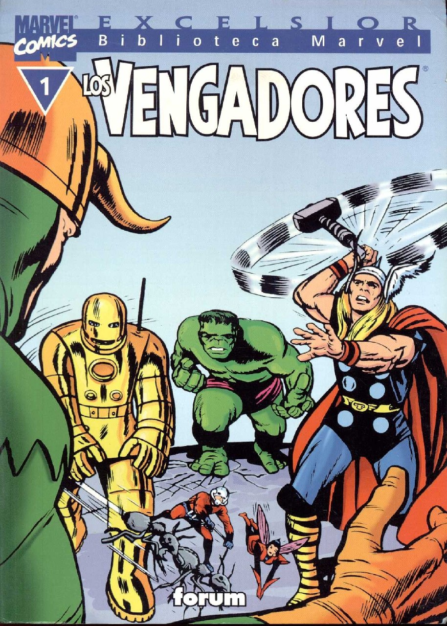 Portada ampliada de los VENGADORES