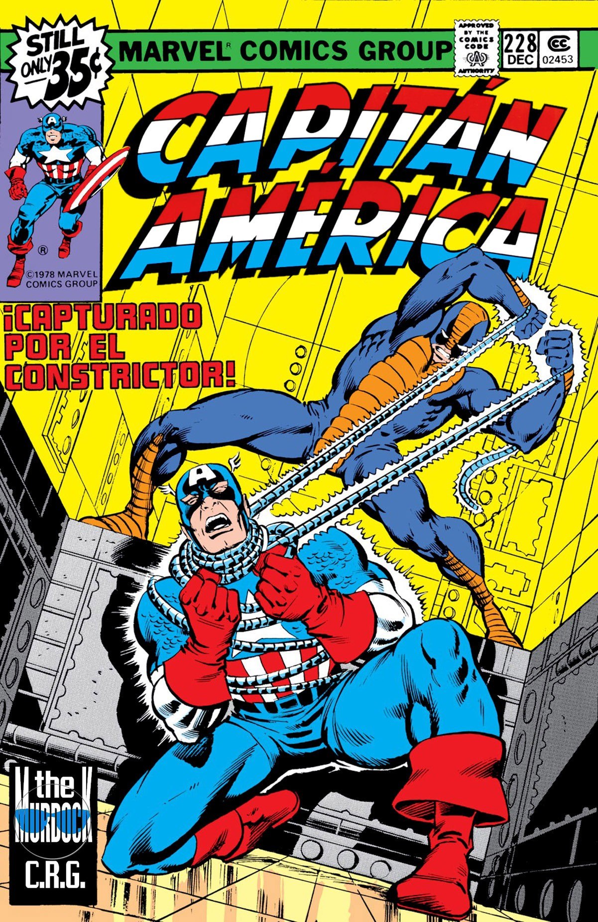 Portada ampliada de CAPITAN AMERICA