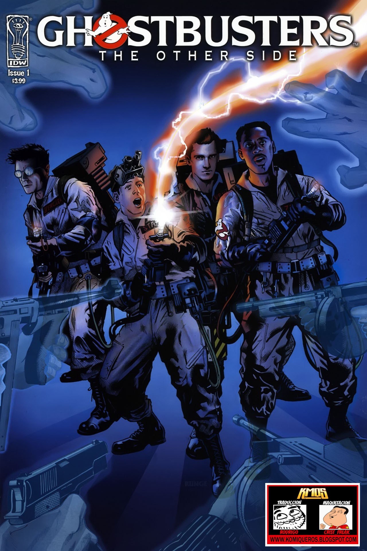 Portada ampliada de GHOSTBUSTERS THE OTHER SIDE