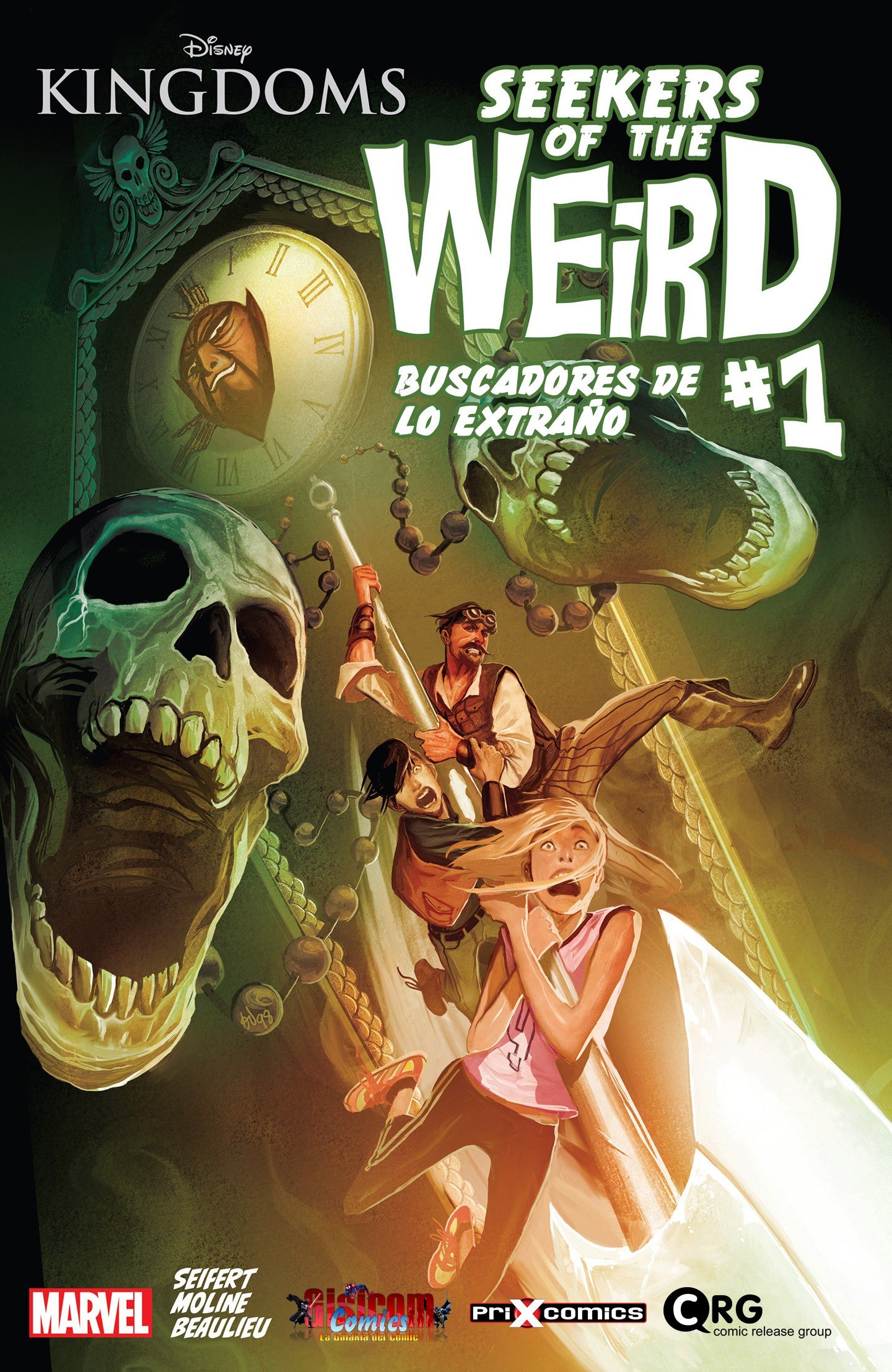 Portada ampliada de SEEKERS OF THE WEiRD BUSCADORES DE LO EXTRANO #