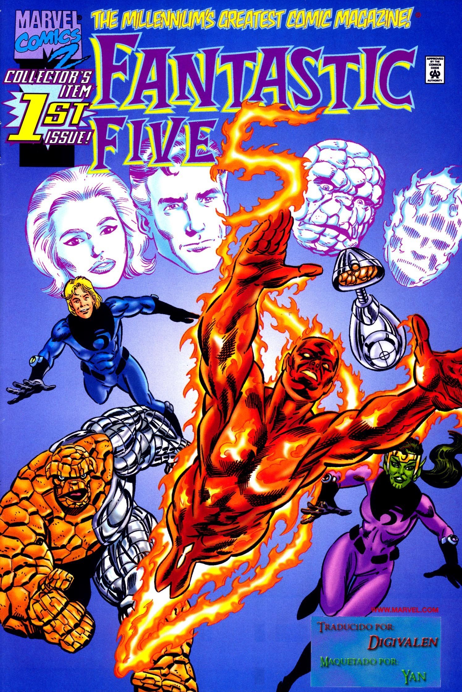 Portada ampliada de FANTASTIC FIVE