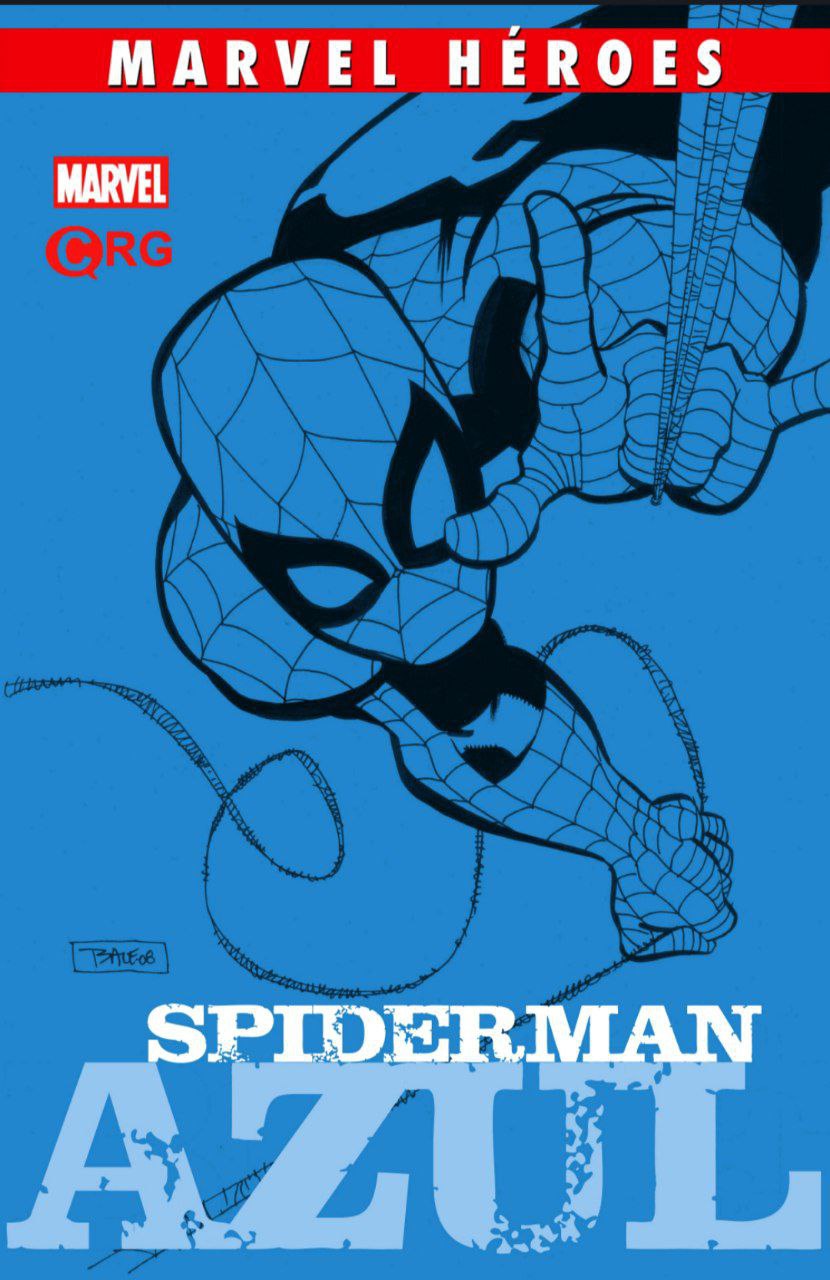 Portada ampliada de SPIDERMAN AZUL