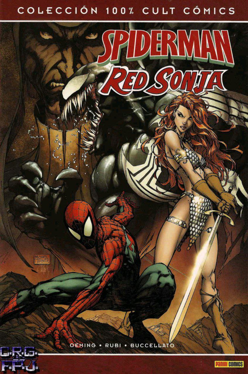 Portada ampliada de SPIDERMAN RED SONJA