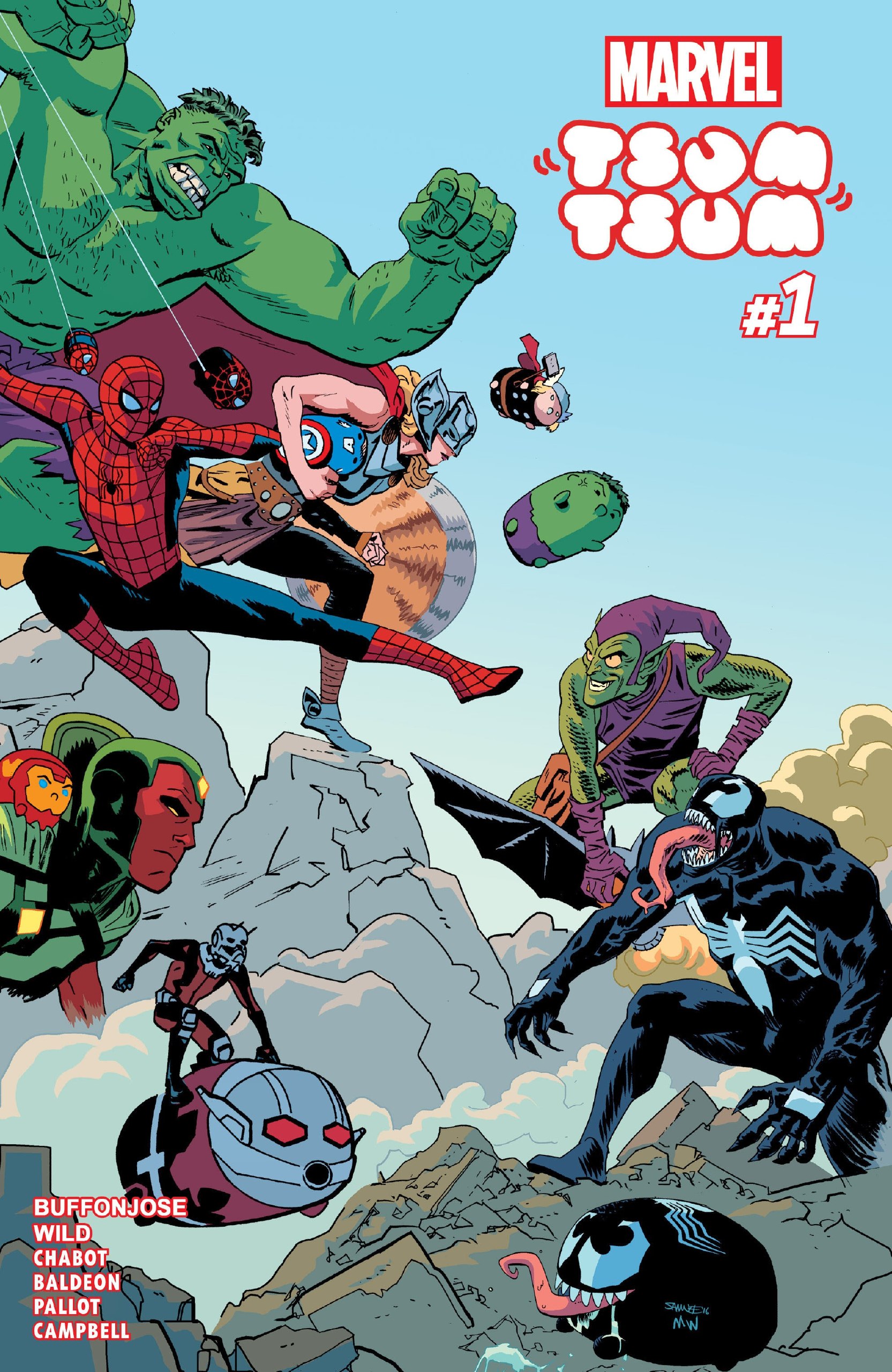 Portada ampliada de MARVEL Tsum Tsum #