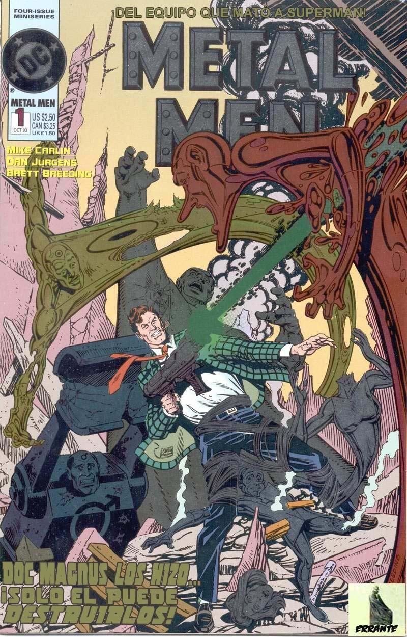Portada ampliada de METAL MEN