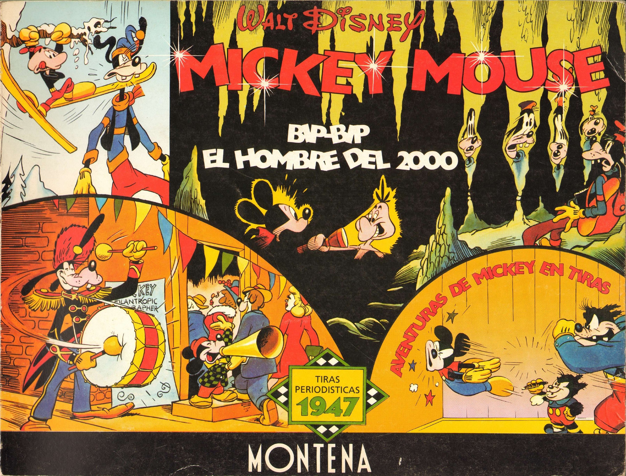 Portada ampliada de Walt Disney Mickey Mouse Bip-Bip El Hombre Del