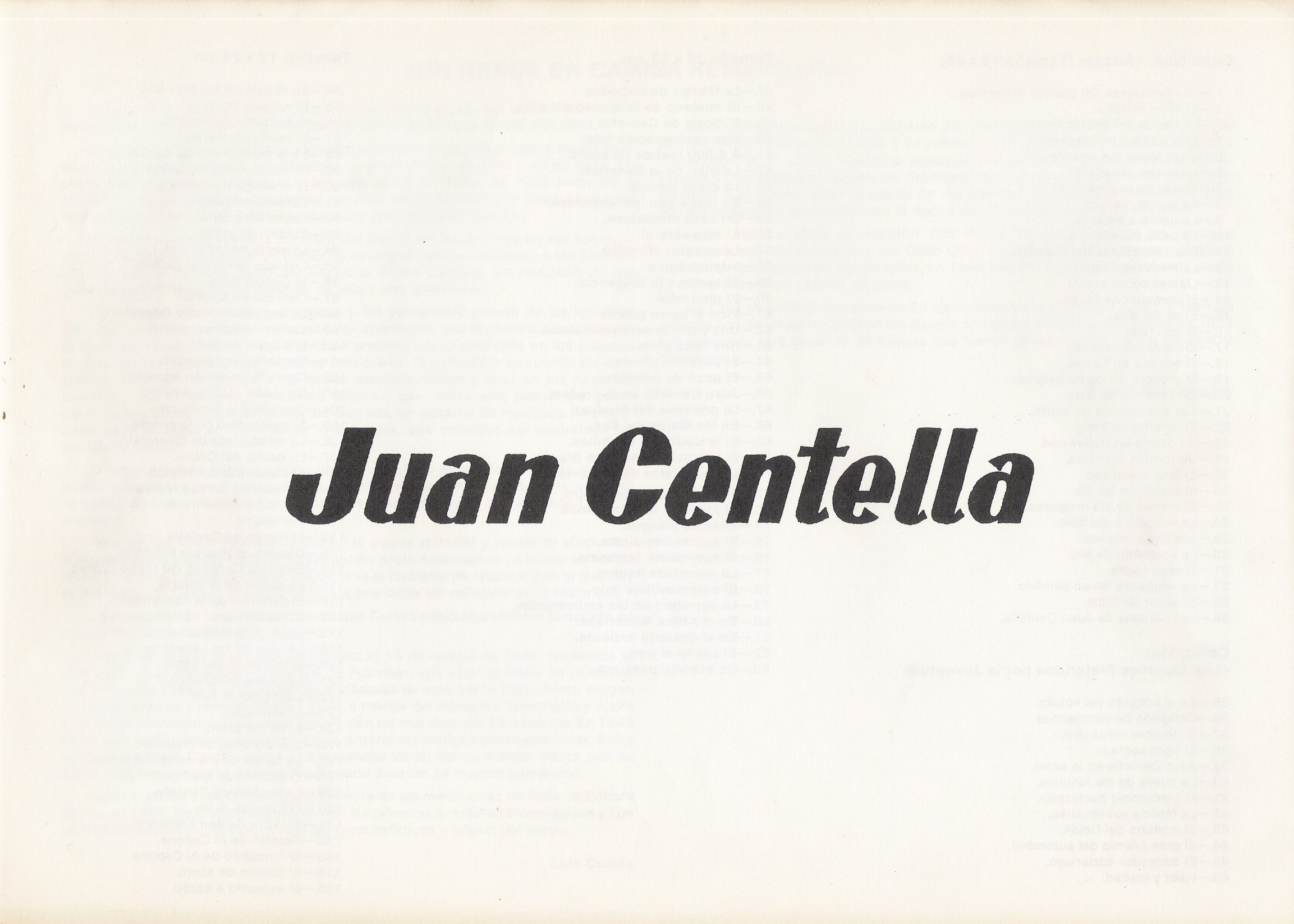 Portada ampliada de Juan.Centella.