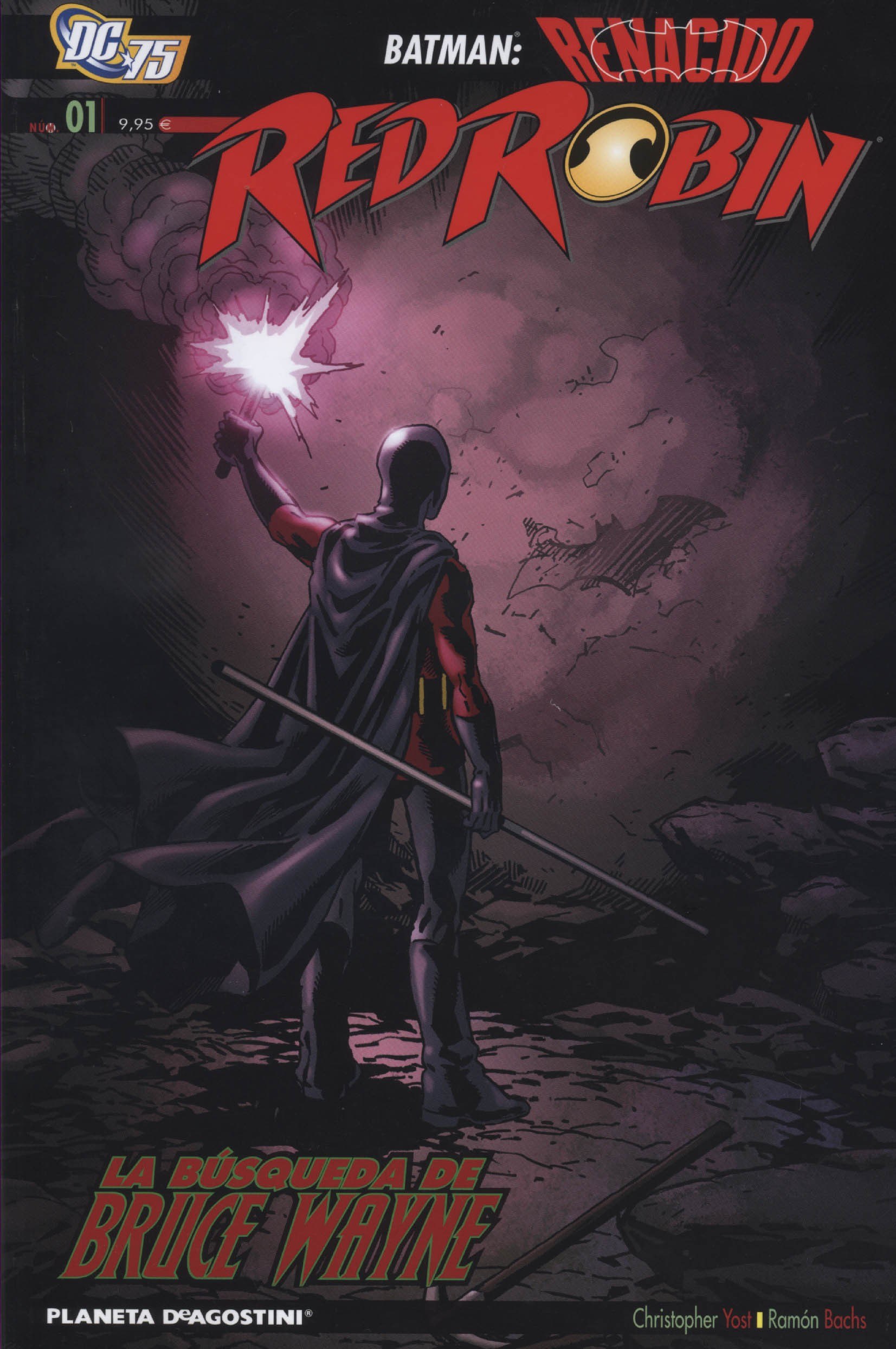 Portada ampliada de BATMAN: RENACIDO RED ROBIN