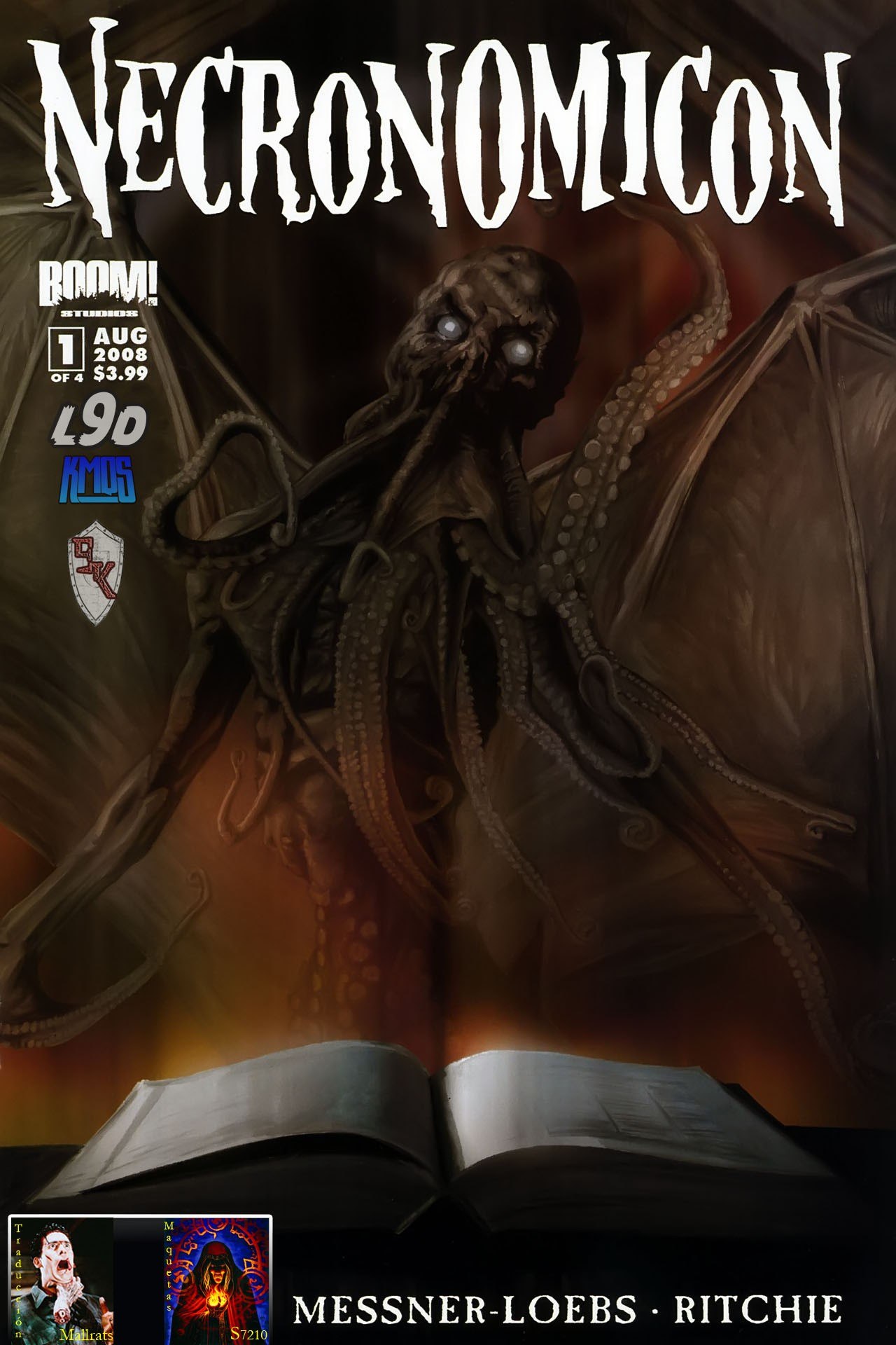 Portada ampliada de NECRONOMICON
