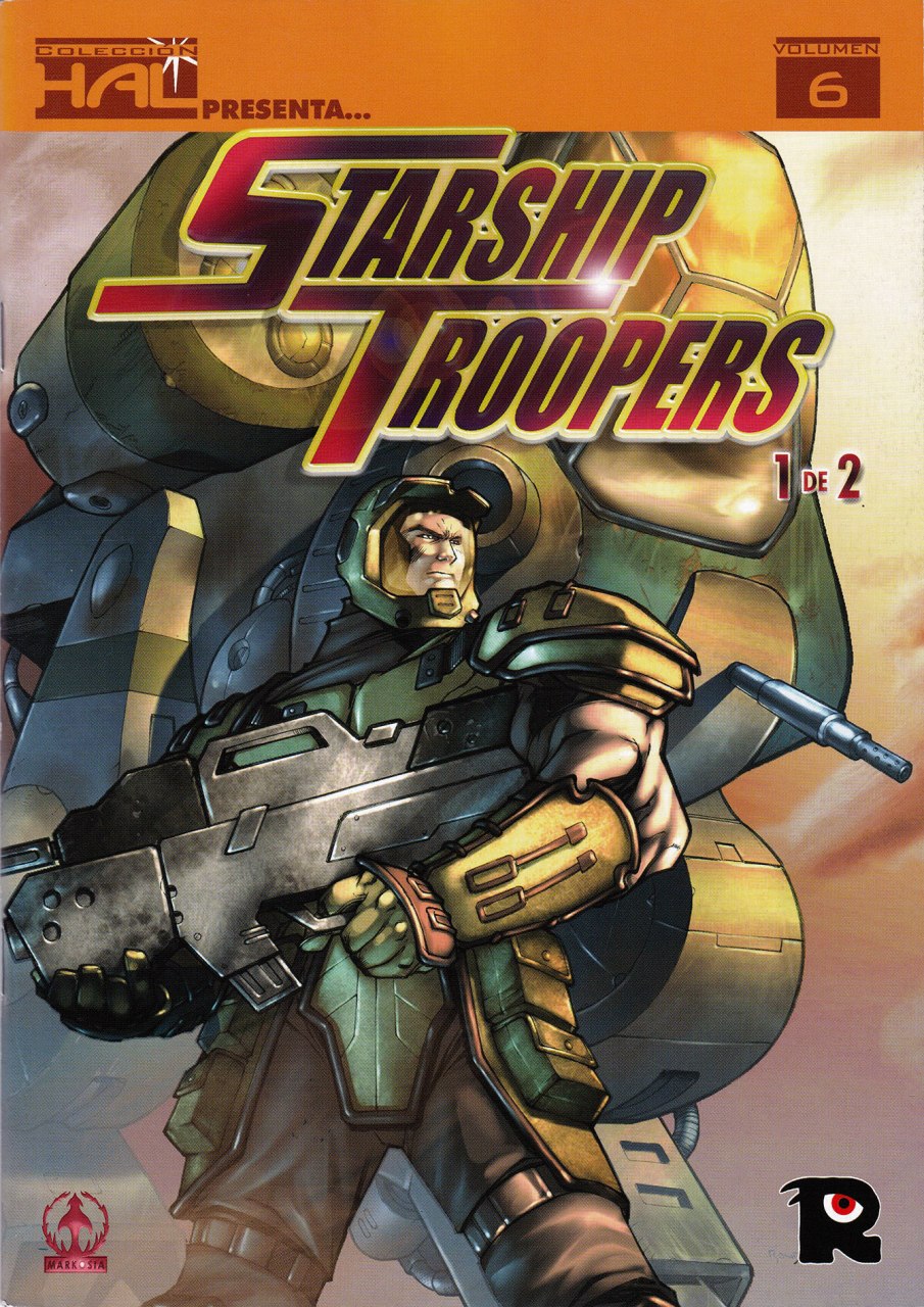Portada ampliada de Starship Troopers 1 y