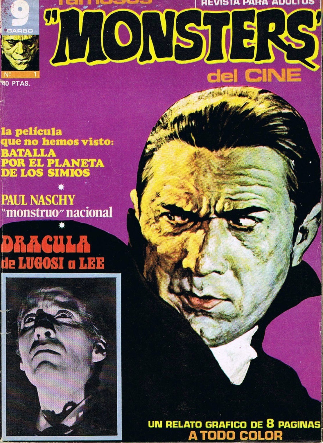 Portada ampliada de MONSTERS del CINE