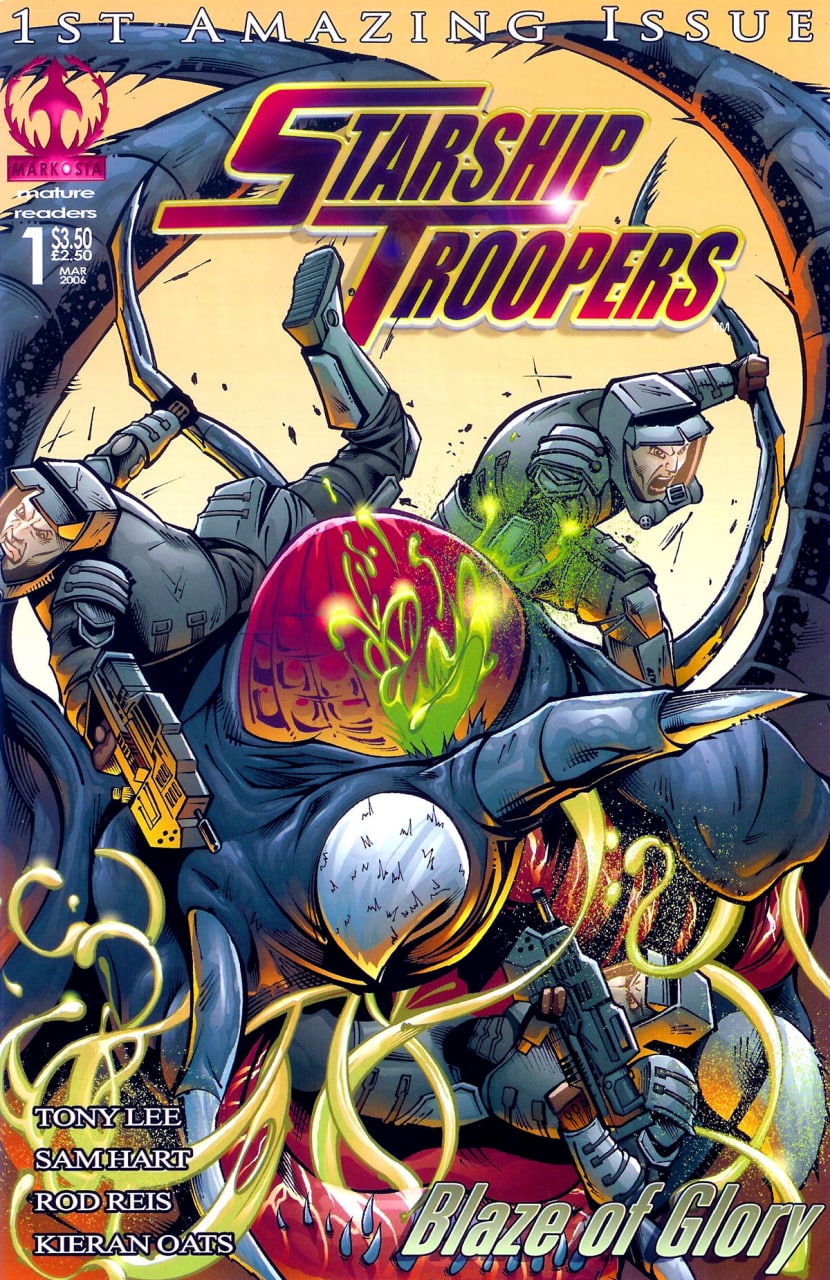 Portada ampliada de Starship Troopers